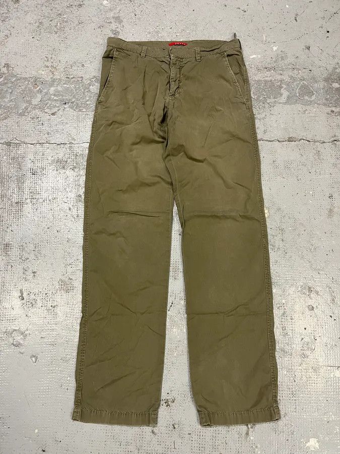 Prada 2000s Prada Green Military Pants Size US 32 / EU 48 - 5 Thumbnail