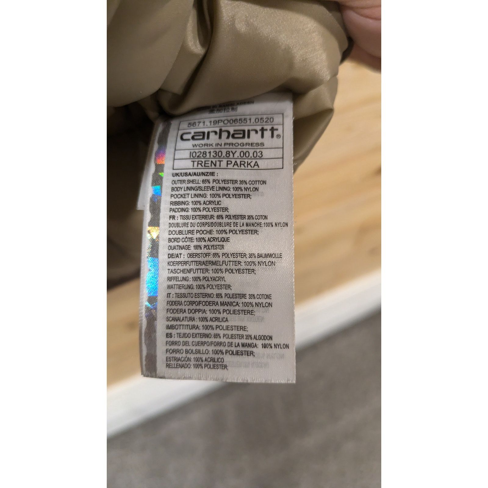 Carhartt Carhartt WIP Trent Park Size US L / EU 52-54 / 3 - 4 Thumbnail