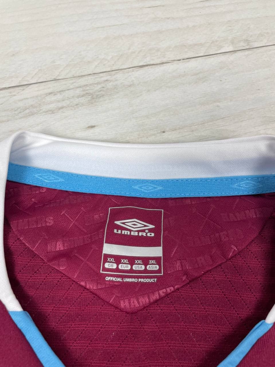 Umbro Umbro West Ham United 2008 2009 Home Shirt Soccer Jersey Size US XXL / EU 58 / 5 - 9 Thumbnail