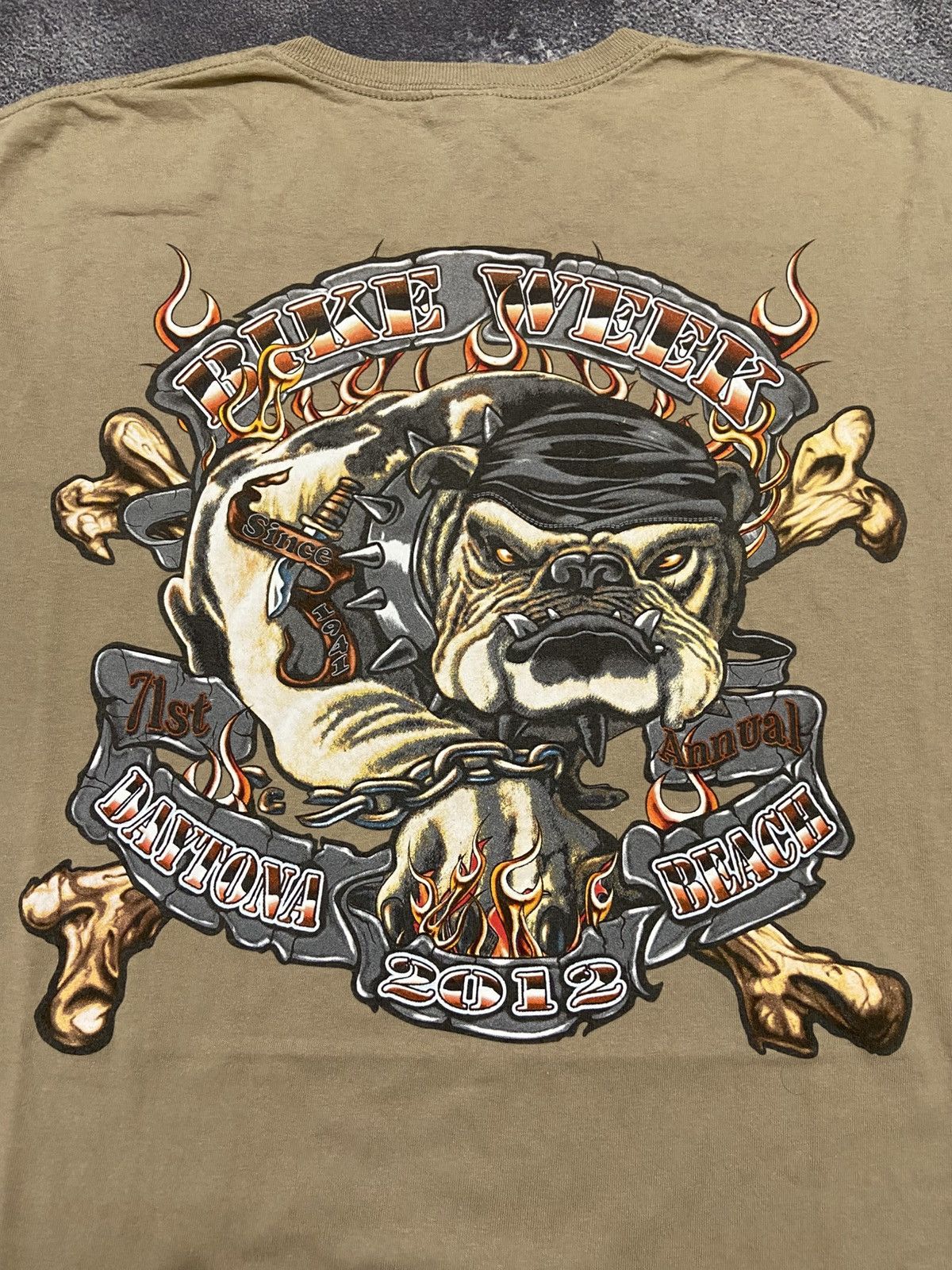 Harley Davidson Bike Week Daytona Motorcycle 2012 T-Shirt Size US XL / EU 56 / 4 - 2 Thumbnail