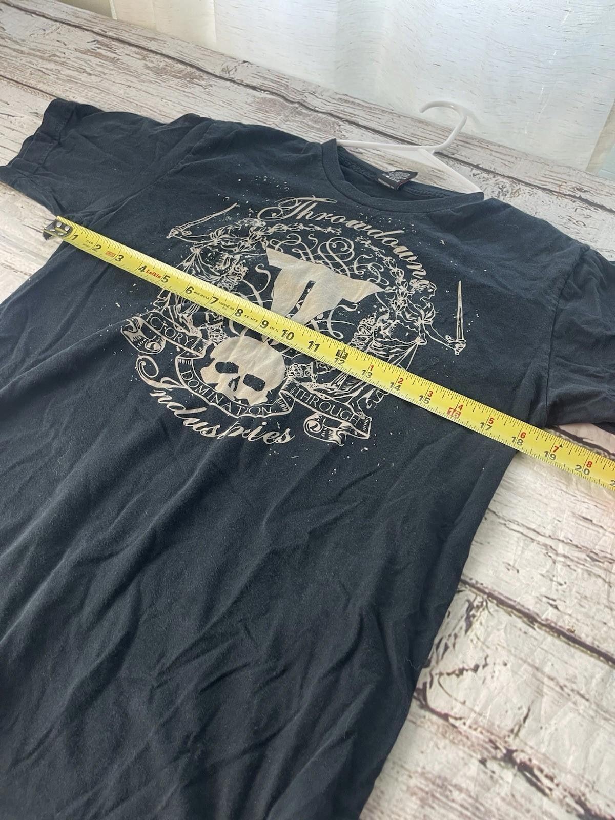 Other Throwdown Premium Shirt Adult M White Black Graphic Tee MMA Size US M / EU 48-50 / 2 - 5 Thumbnail
