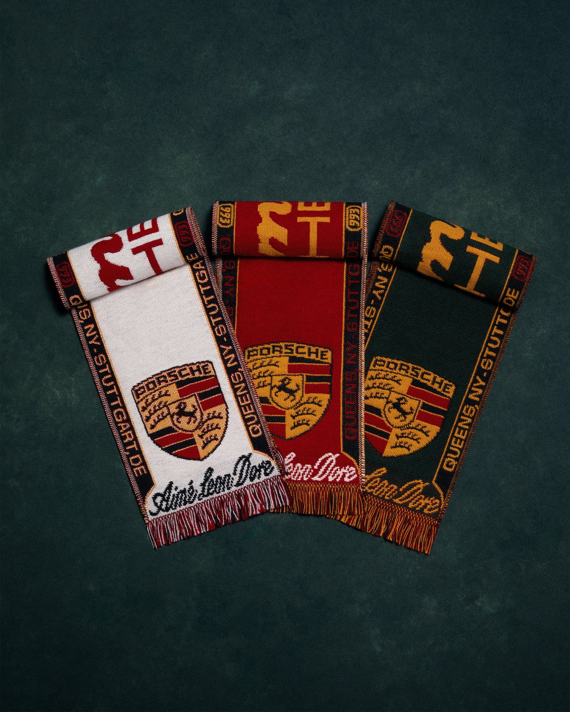 Aime Leon Dore × Porsche Design ALD / Porsche 993 Turbo Wool Souvenir Scarf Size ONE SIZE - 13 Thumbnail