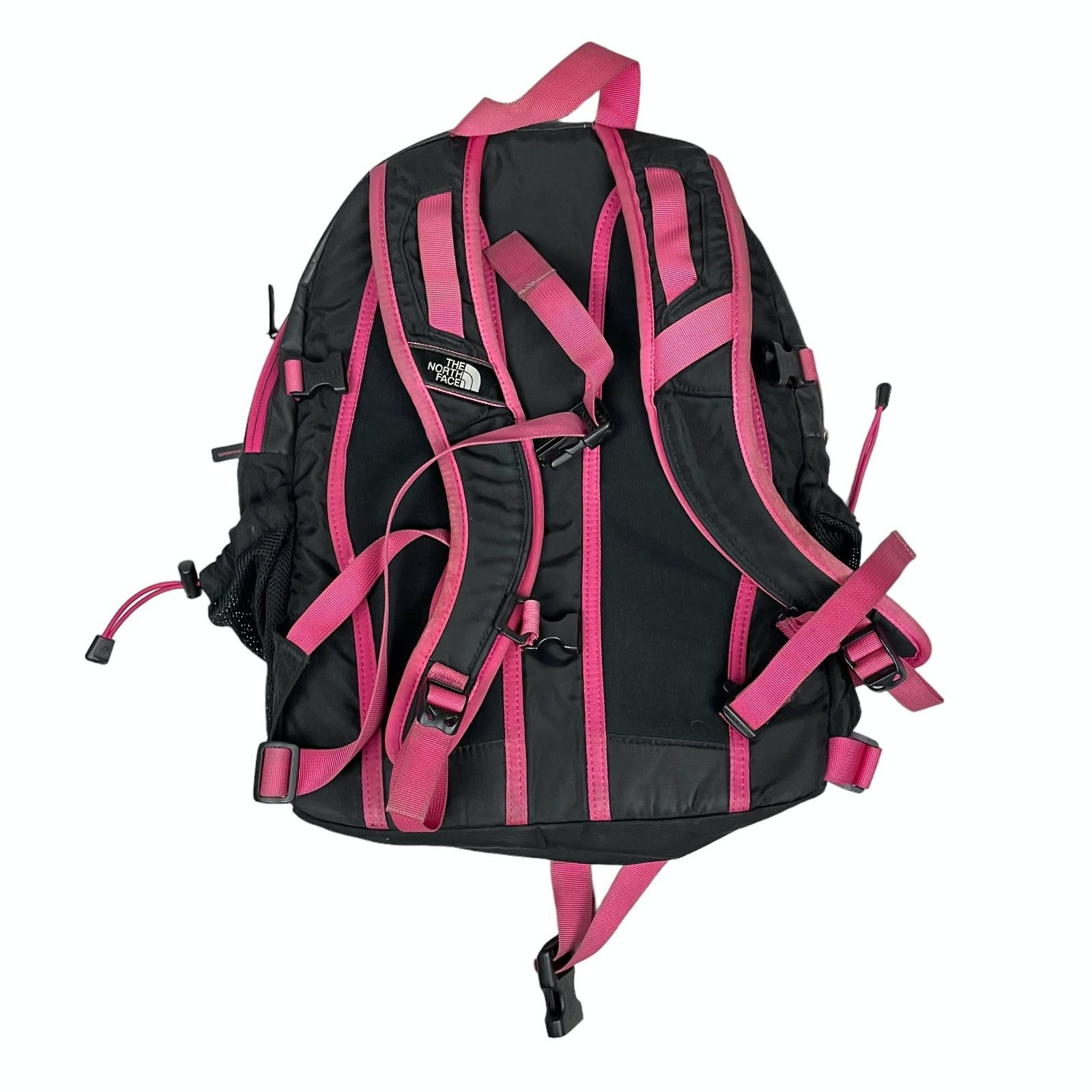 The North Face The North Face Hot Pepper Womens Black Pink Outdoor Backpack Size ONE SIZE - 9 Thumbnail