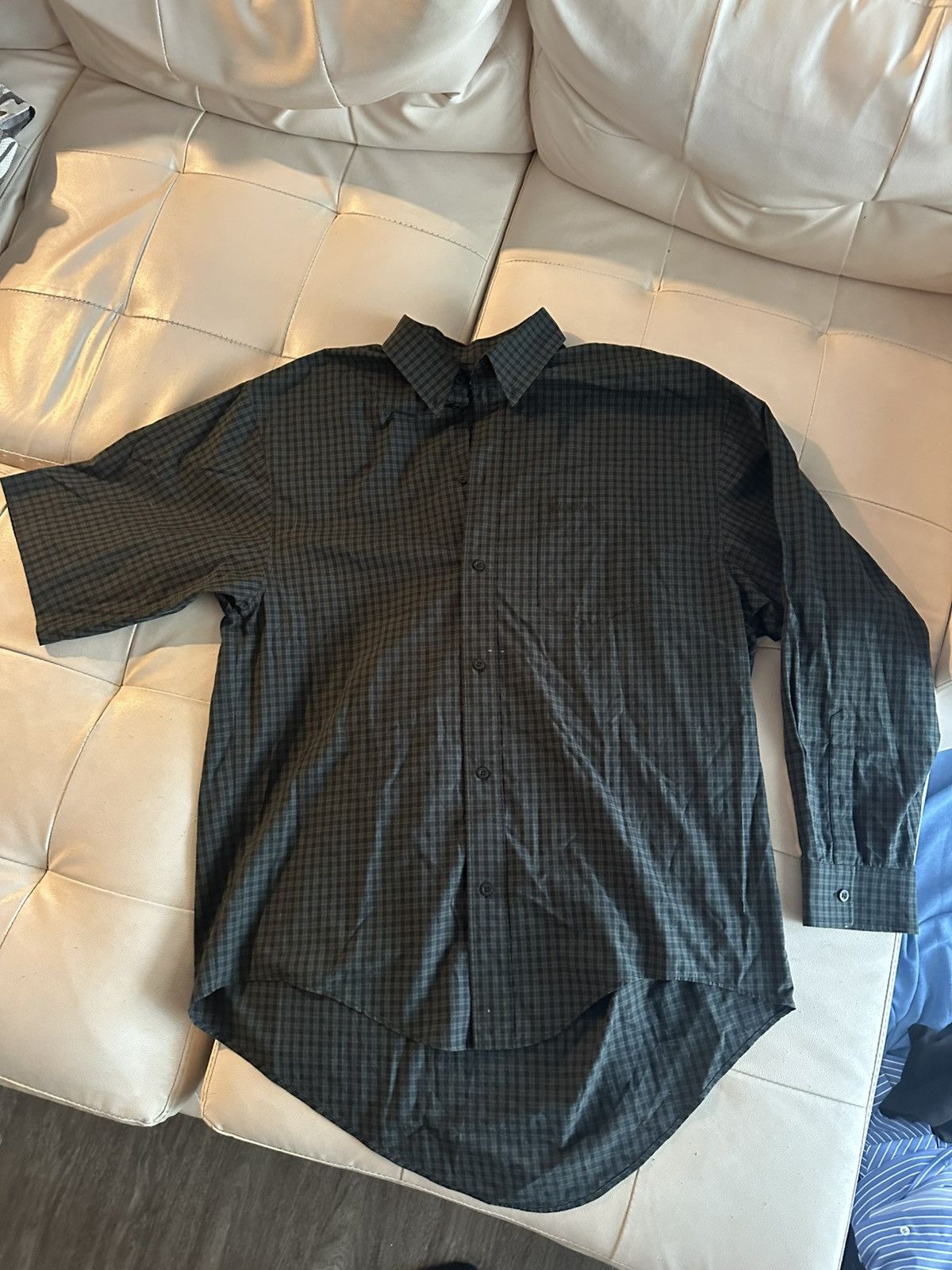Balenciaga asymmetrical balenciaga button-up Size US L / EU 52-54 / 3 - 1 Thumbnail