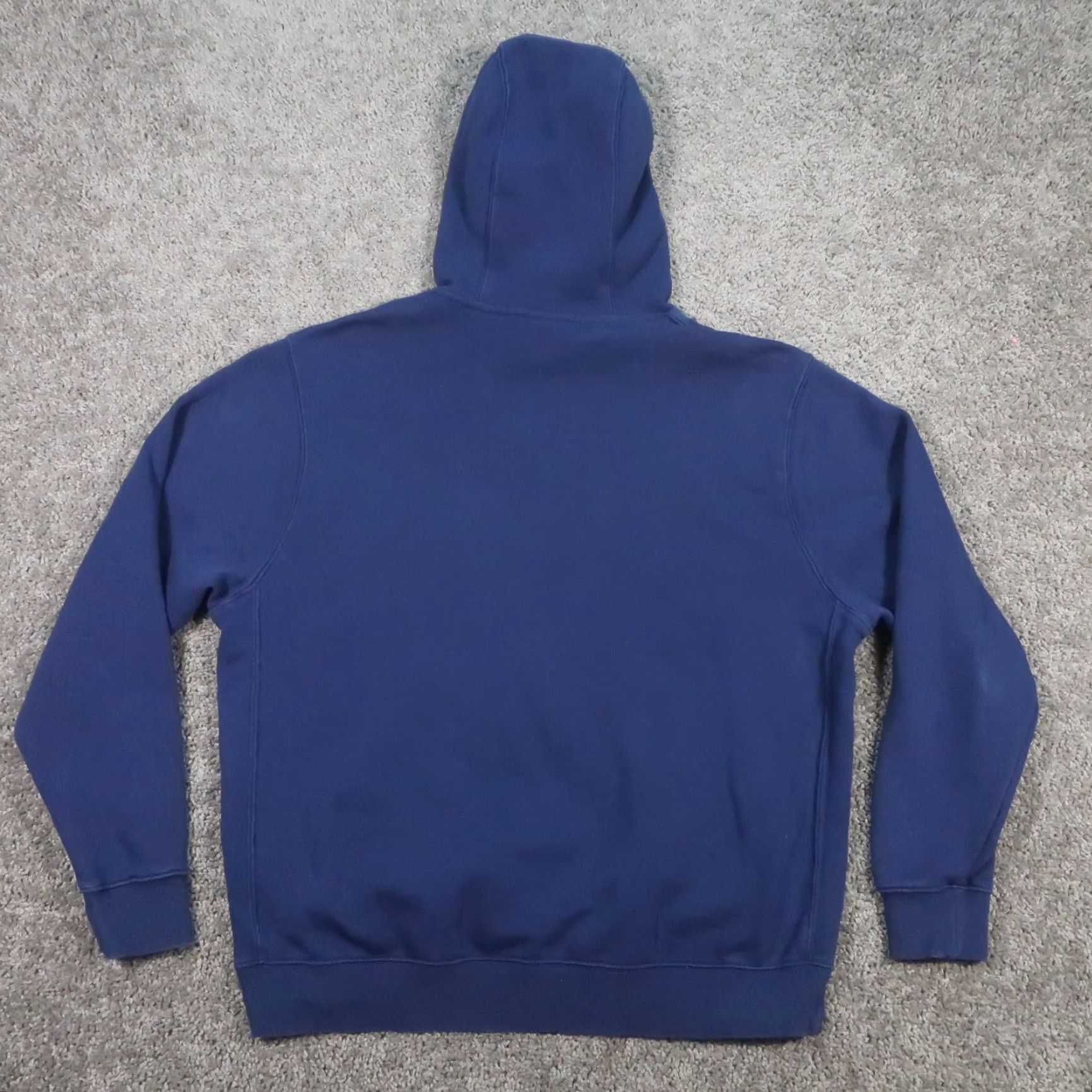 Nike Nike Hoodie Mens L Embroidered Swoosh Logo Warm Fleece Pullover Blue EUC Adult Regular Logo Size US L / EU 52-54 / 3 - 2 Thumbnail