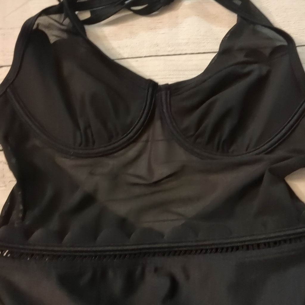 Ted Baker Ted baker secret silhouette scallop mesh swimsuit sz 32 A/B Size ONE SIZE - 3 Thumbnail