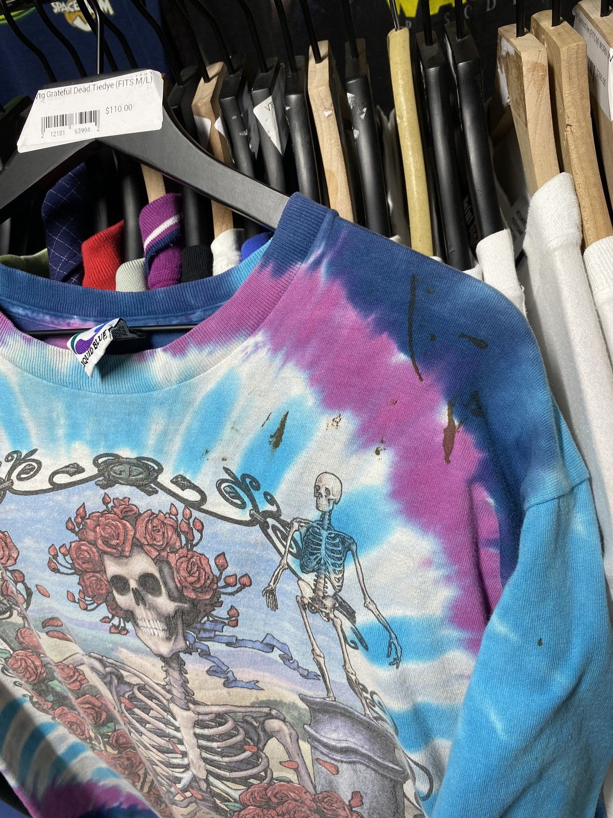 Band Tees Vintage 1995 Liquid Blue Grateful Dead Band T-Shirt Medium Size US M / EU 48-50 / 2 - 7 Thumbnail