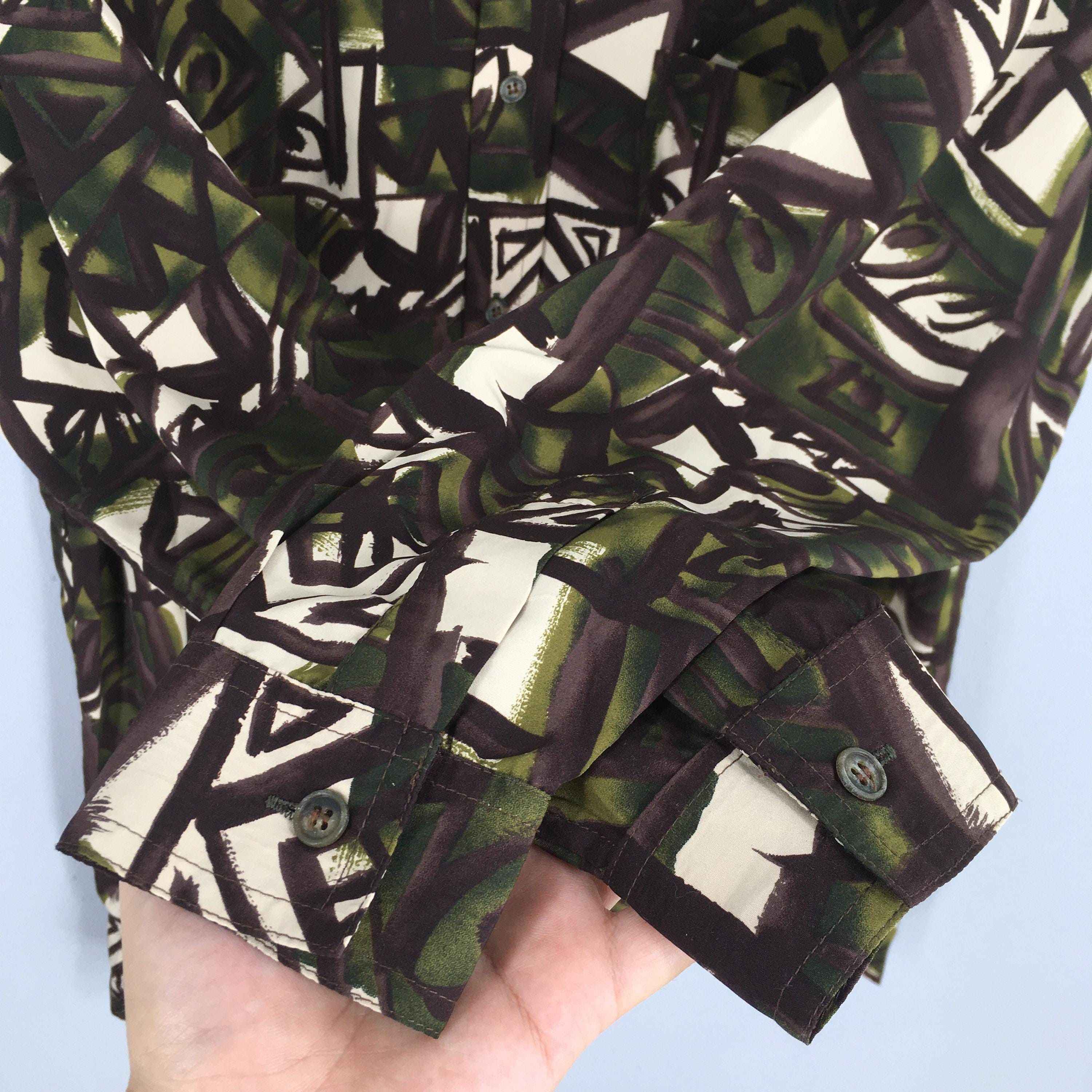 Vintage Vintage Abstract Geometrical Pattern Shirt Small Size US S / EU 44-46 / 1 - 4 Thumbnail