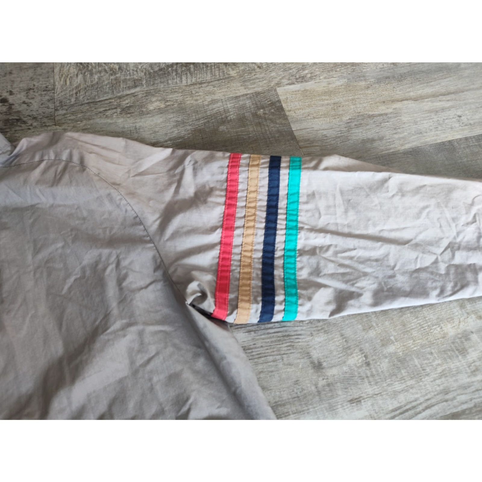 Vintage Vintage Frank Shorter Men's Waterproof Rain Jacket L Nylon Striped Outdoor 80s Sports Size US L / EU 52-54 / 3 - 4 Thumbnail