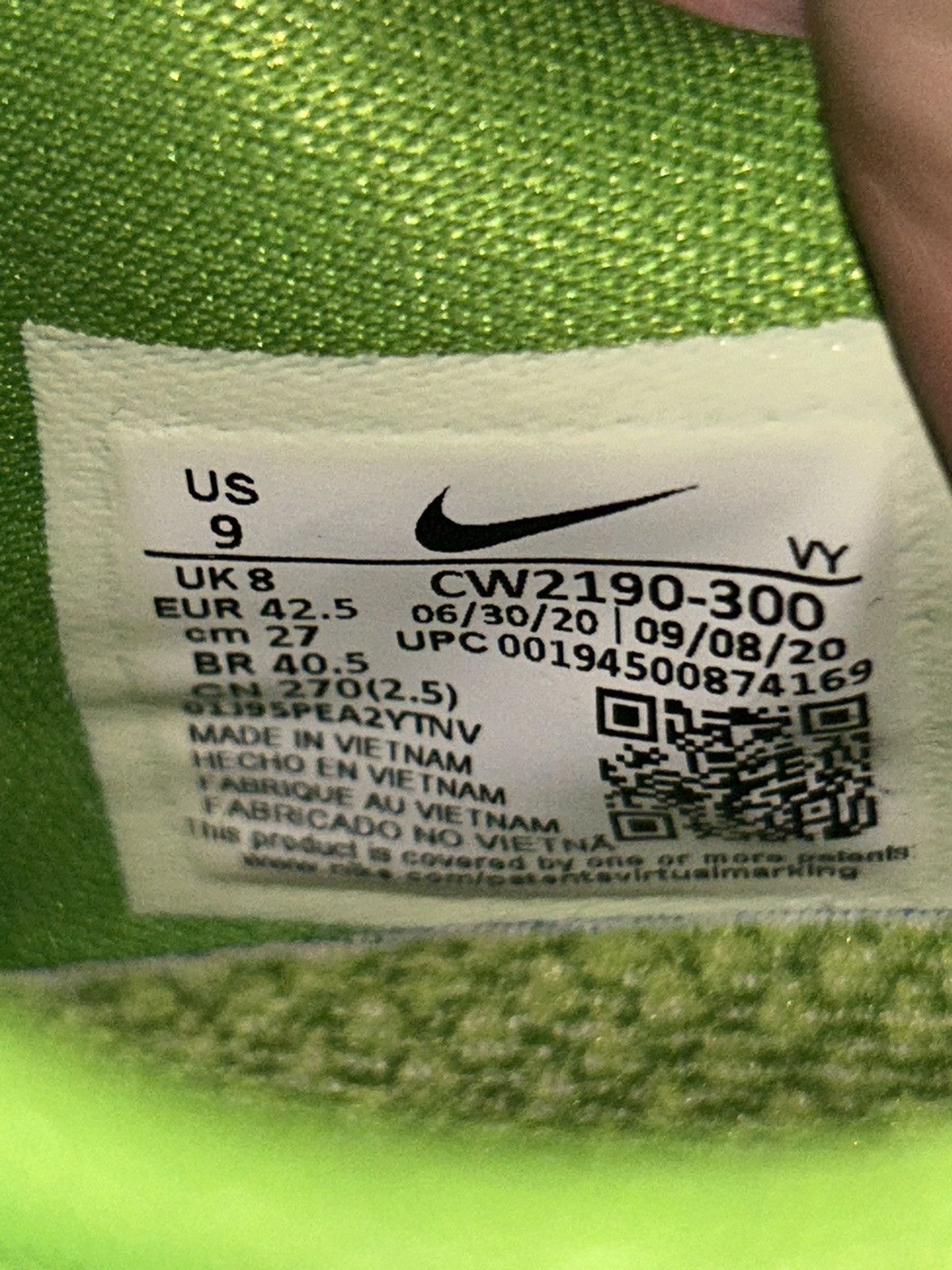 Nike Nike Kobe 6 Protro Grinch 2020 CW2190-300 size 9 VNDS Size US 9 / EU 42 - 10 Thumbnail