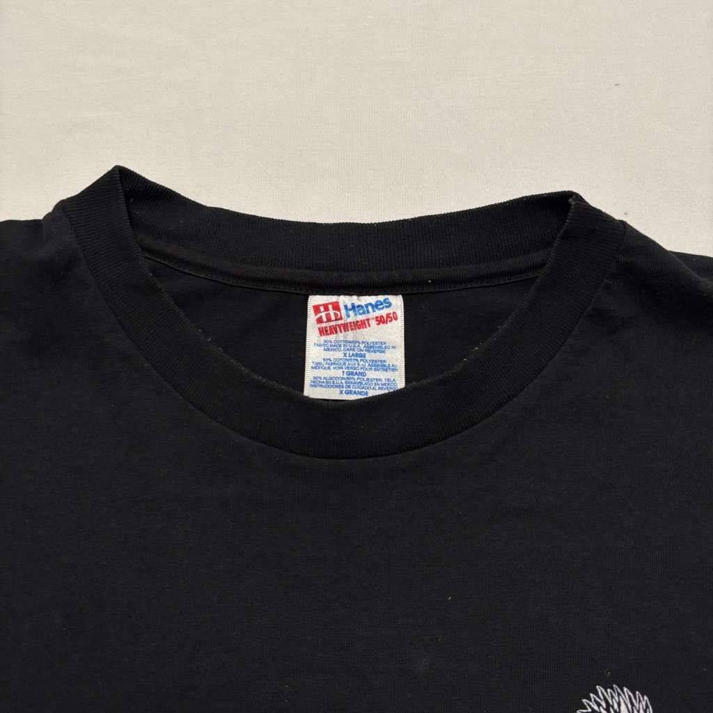 Hanes VTG 80's Hawaiian Strength Graphic T-Shirt Black XL Size US XL / EU 56 / 4 - 4 Thumbnail