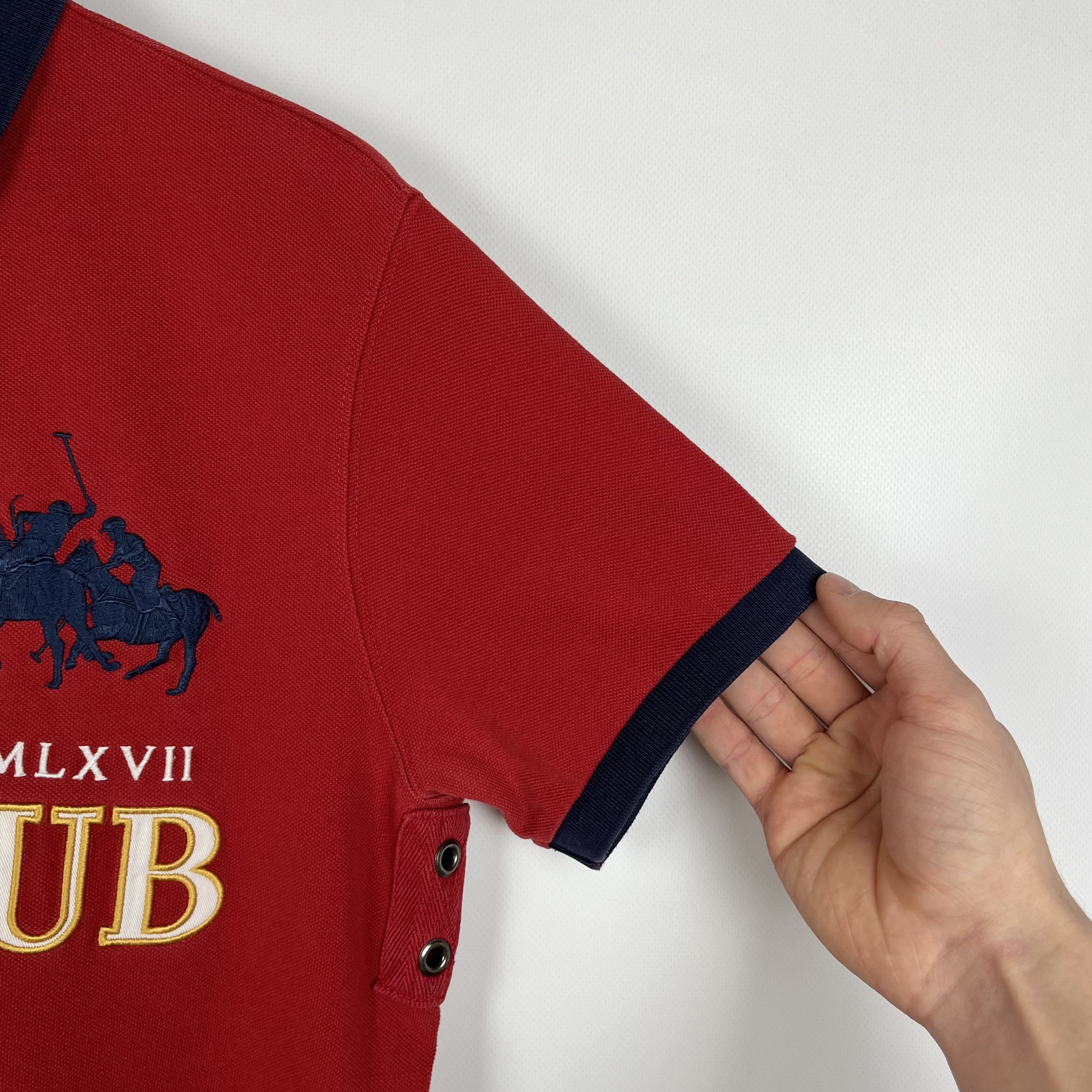 Polo Ralph Lauren Vintage Polo Ralph Lauren Big Logo Polo Shirt 90’s Size US M / EU 48-50 / 2 - 8 Thumbnail