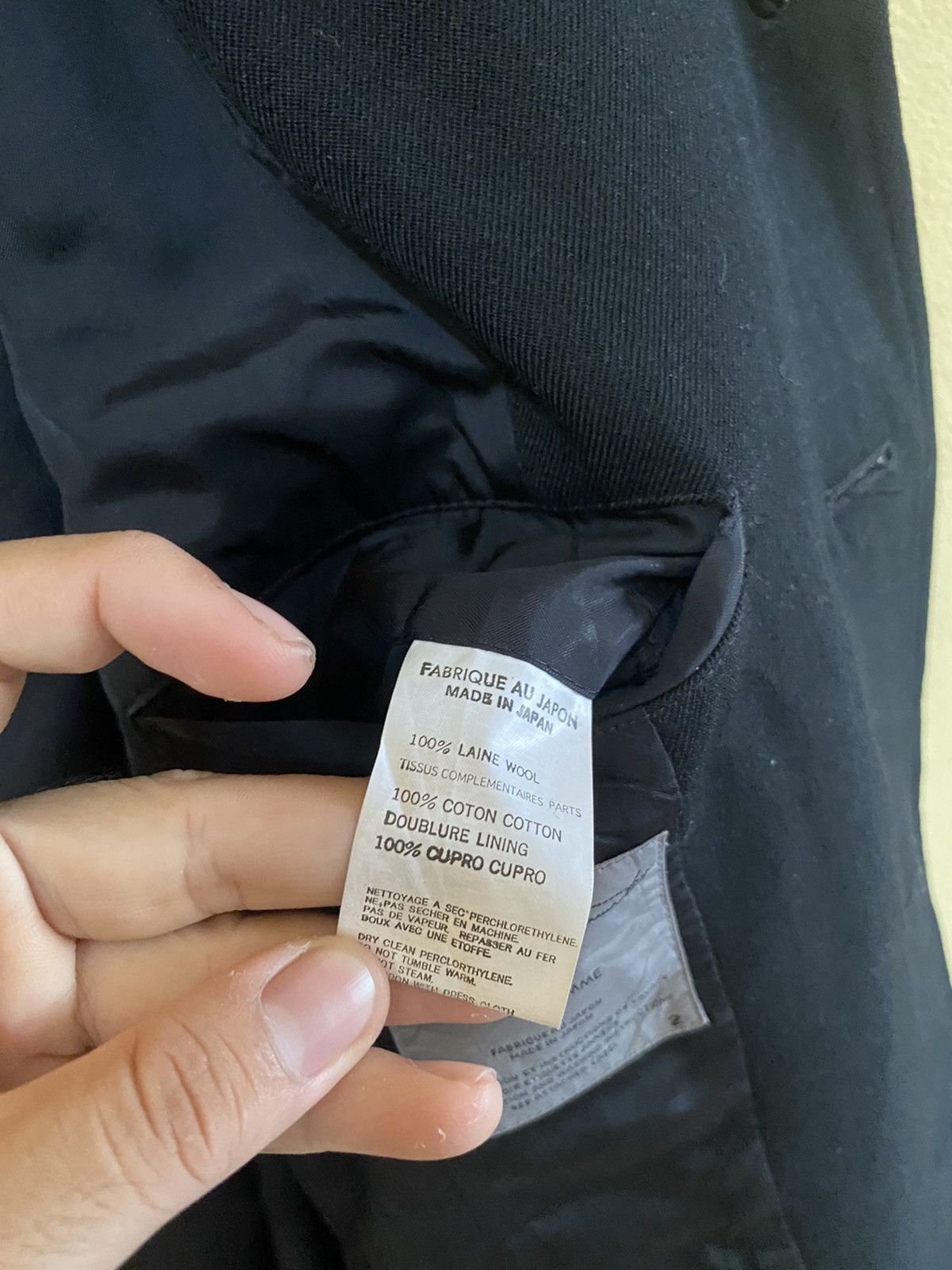 Yohji Yamamoto YOHJI YAMAMOTO JACKET SIZE 2 Size US L / EU 52-54 / 3 - 11 Thumbnail