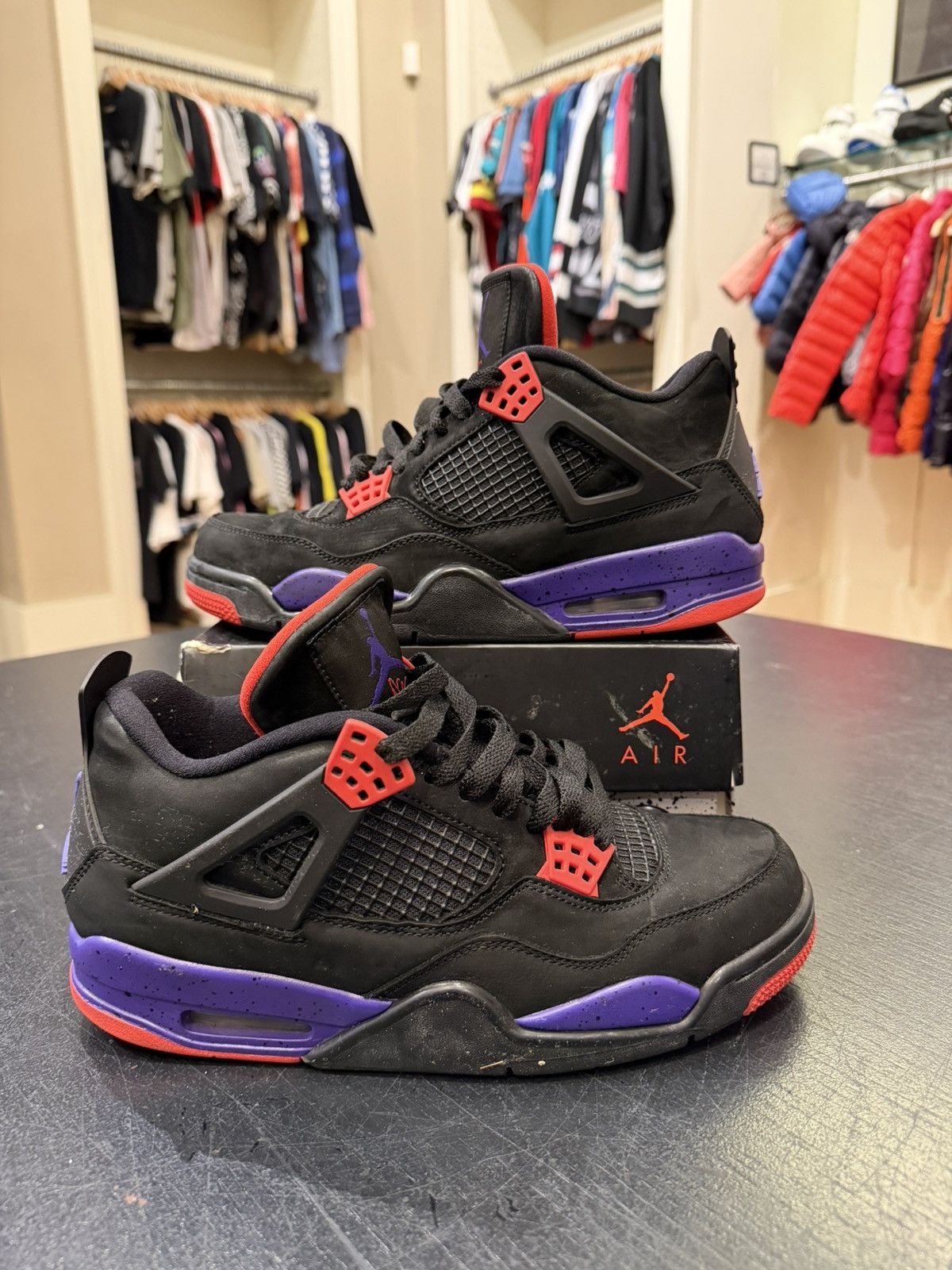 Jordan Brand Jordan 4 Retro ‘Raptors Drake OVO’ Size US 8.5 / EU 41-42 - 1 Thumbnail