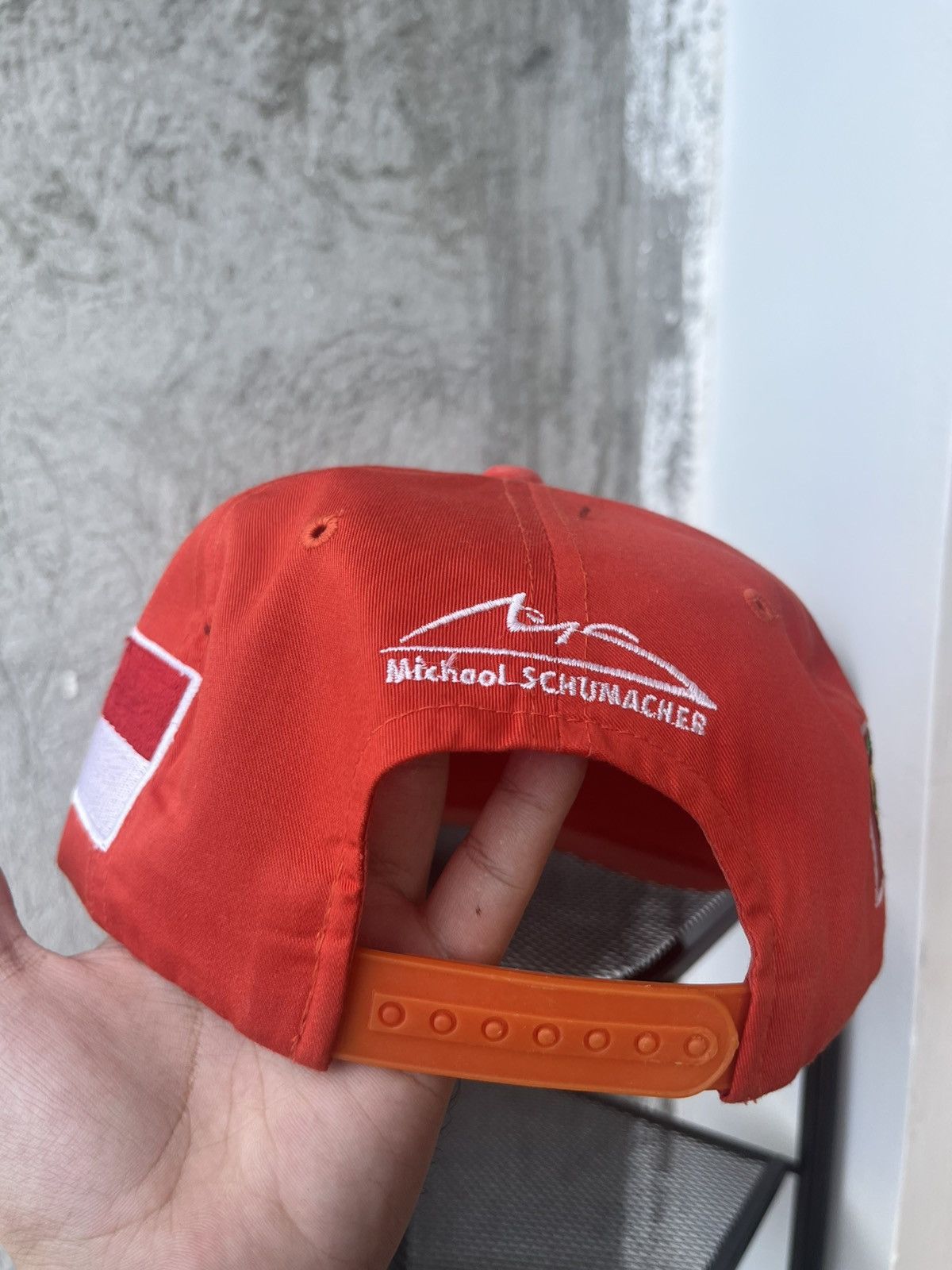 Ferrari Vintage 1990s Ferrari Formula 1 Michael Schumacher Dekra Cap Size ONE SIZE - 4 Thumbnail