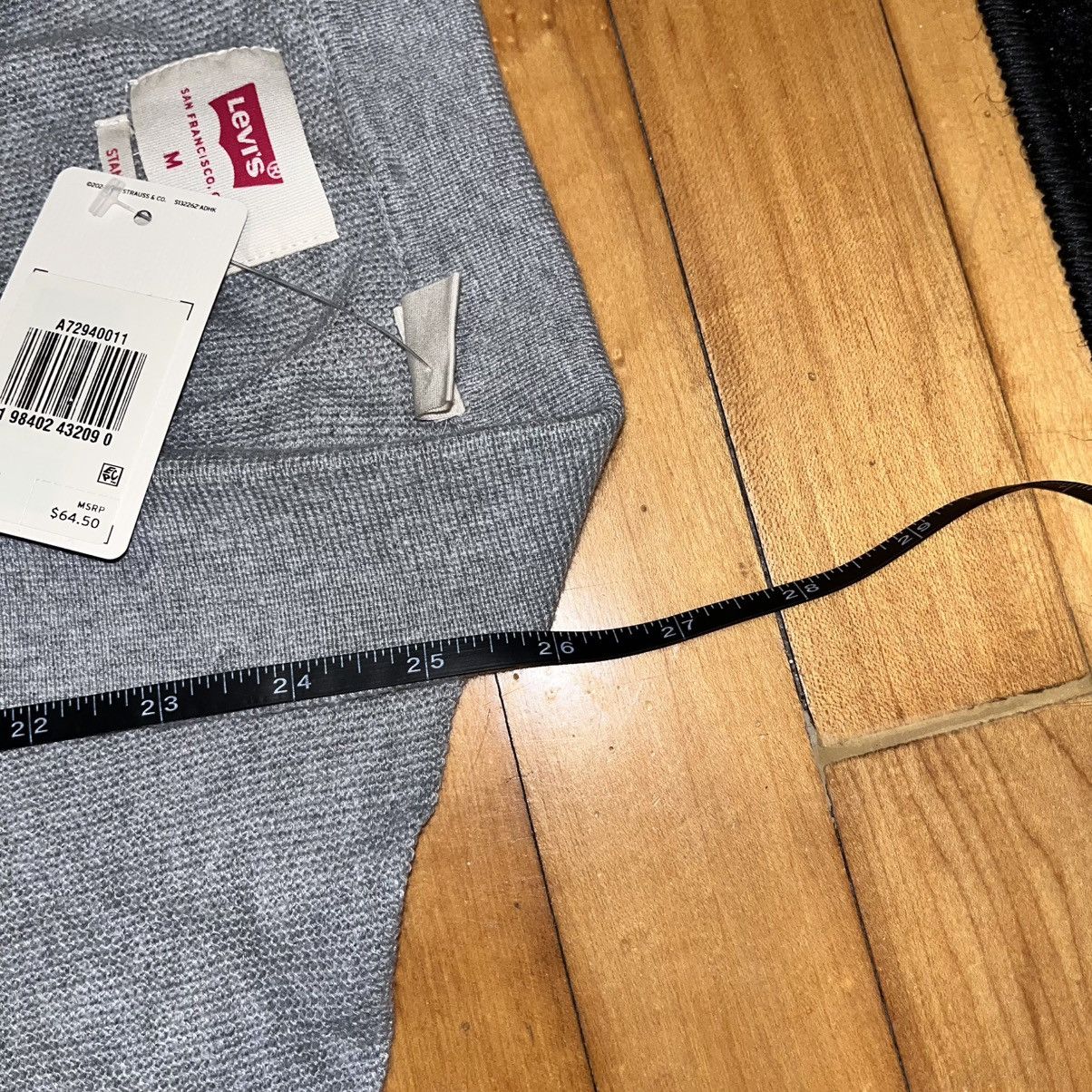 Levi's Levis gray knit polo Size US M / EU 48-50 / 2 - 5 Thumbnail