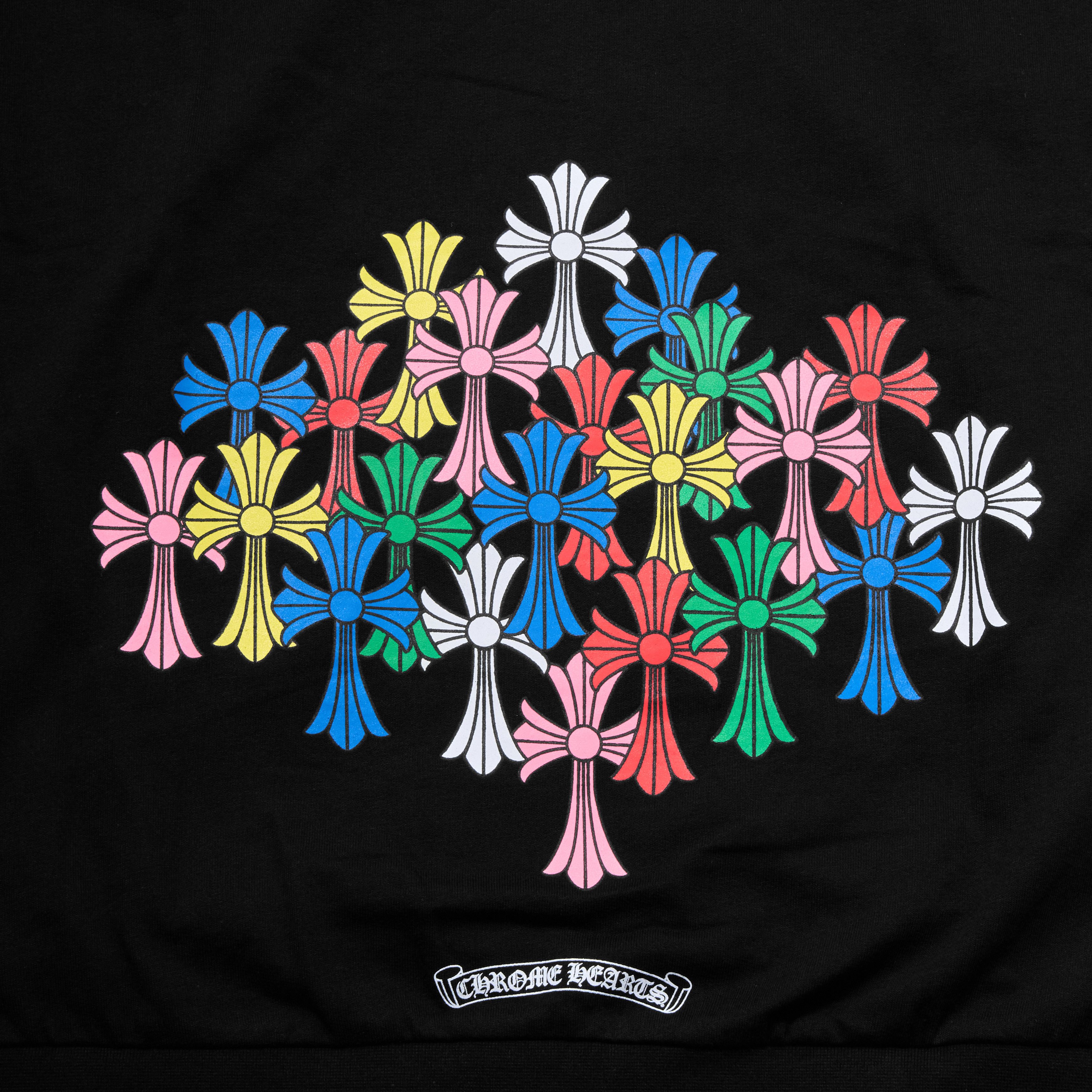 Chrome Hearts CHROME HEARTS Multicolor Cross Cemetery Zip Up Hoodie BLACK Size US XL / EU 56 / 4 - 5 Thumbnail