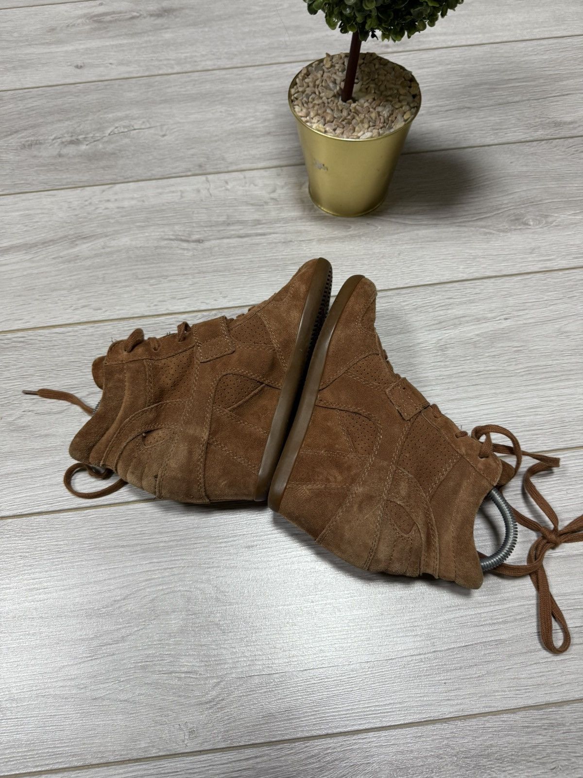 ASH ASH suede Isabel Marant style high sneakers boots vintage Size US 9 / IT 39 - 5 Thumbnail