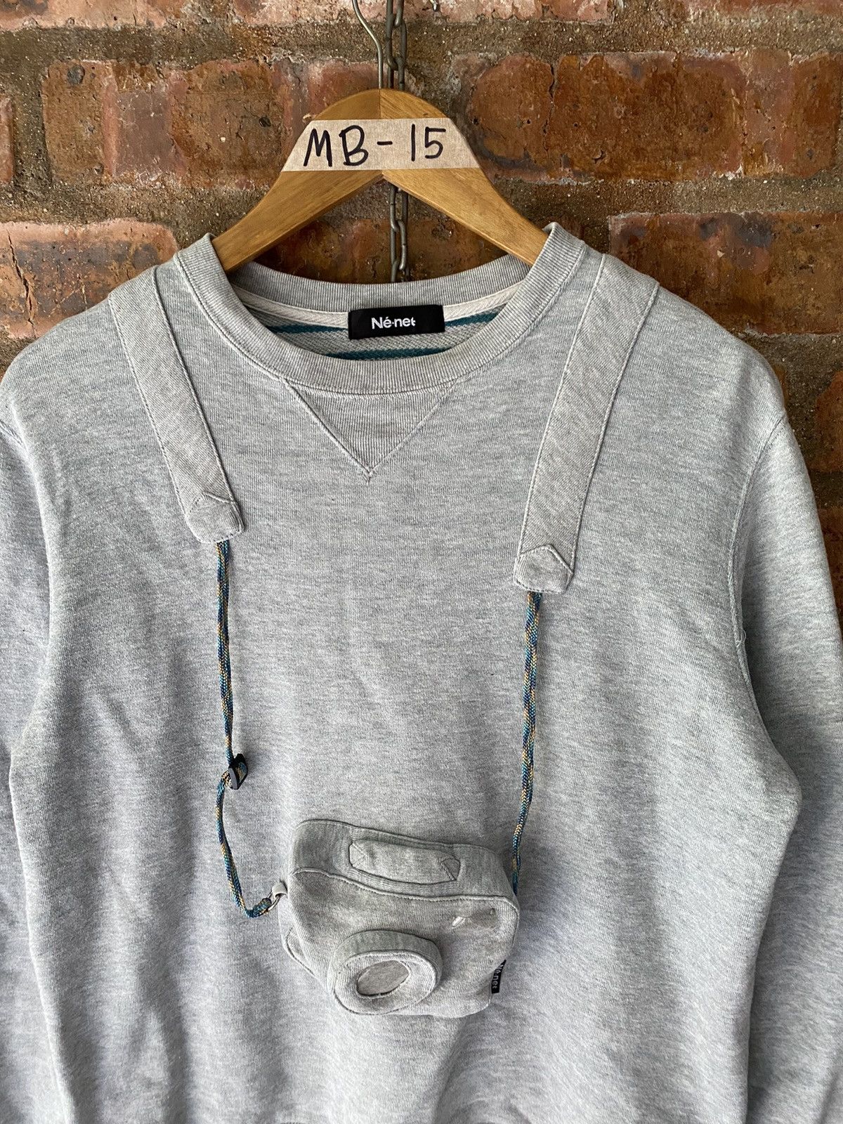 Ne-Net 2000s Ne-Net 3D camera sweatshirt Size M / US 6-8 / IT 42-44 - 3 Thumbnail