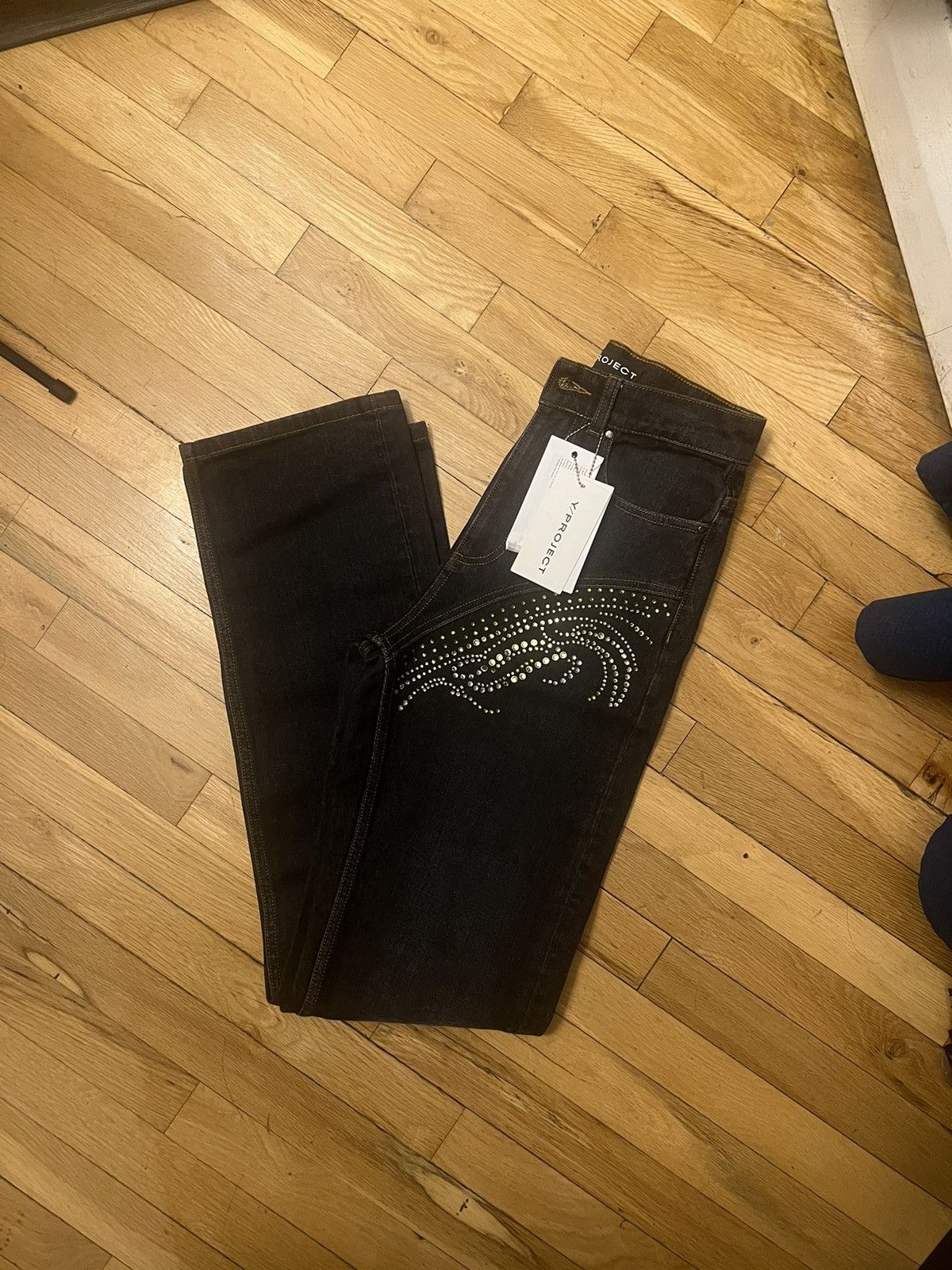 Y/Project Y/Project Rhinestone Jeans Size 24" / US 00 / IT 34 - 2 Thumbnail