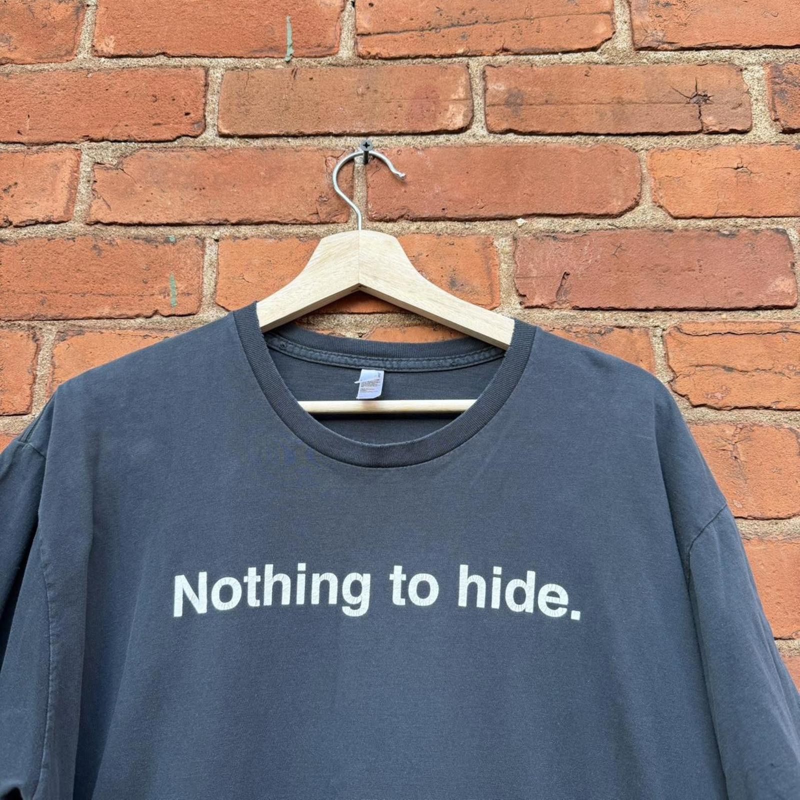 American Apparel Vintage matthew good nothing to hide t shirt 00s XL Size US XL / EU 56 / 4 - 2 Thumbnail