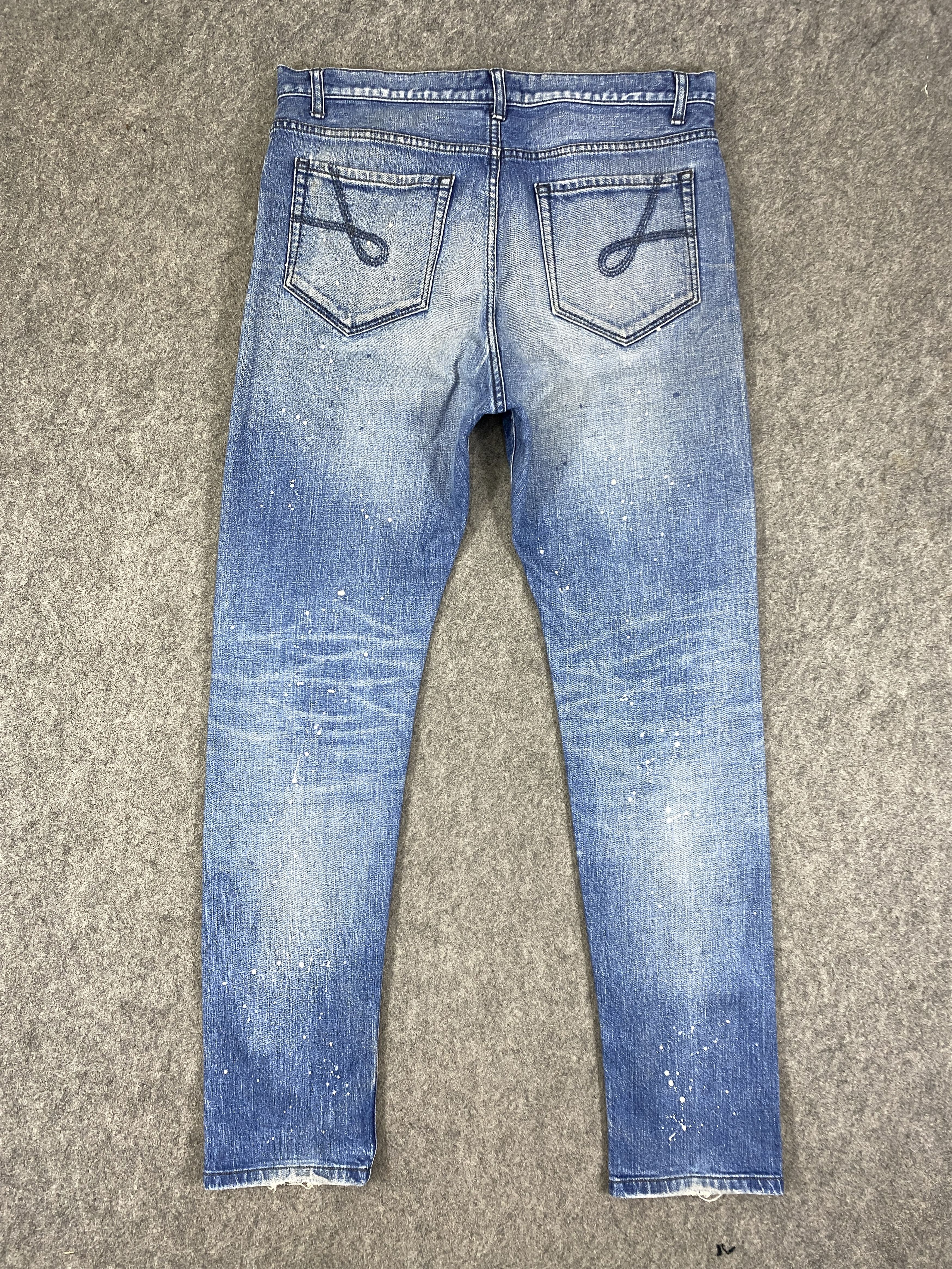 Japanese Brand Redline Faded Blue Joseph Homme Jeans 34x32 - JN3245 Size US 34 / EU 50 - 2 Thumbnail