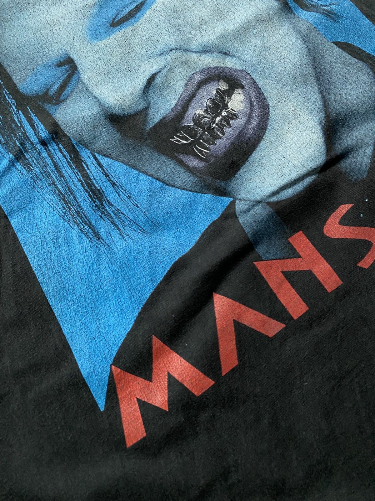 Band Tees RARE Marilyn Manson Tshirt Vintage 90s Size US L / EU 52-54 / 3 - 6 Thumbnail