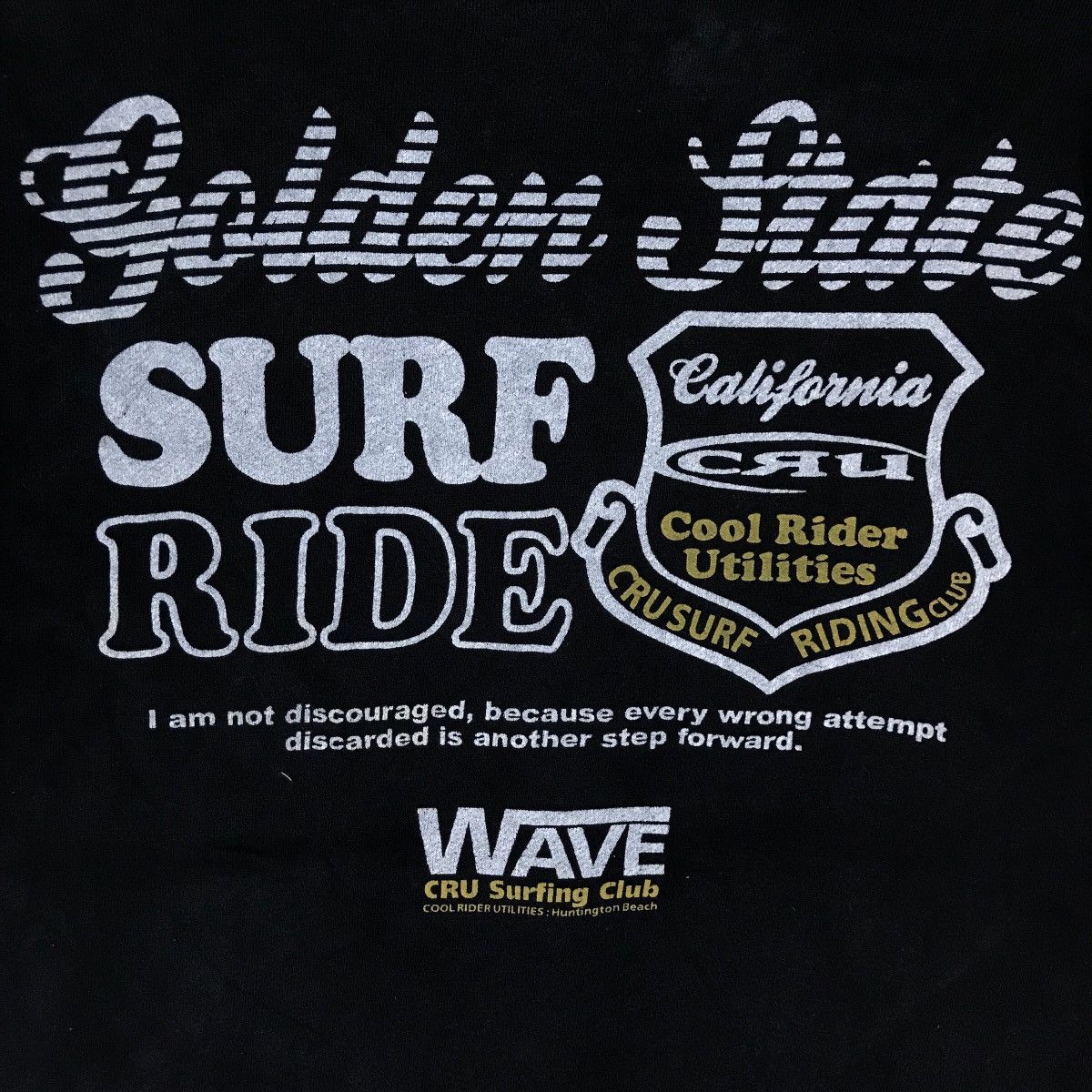 Vintage Vintage CRU Designs Surf Spell Out Pullover Jumper Size US M / EU 48-50 / 2 - 7 Thumbnail