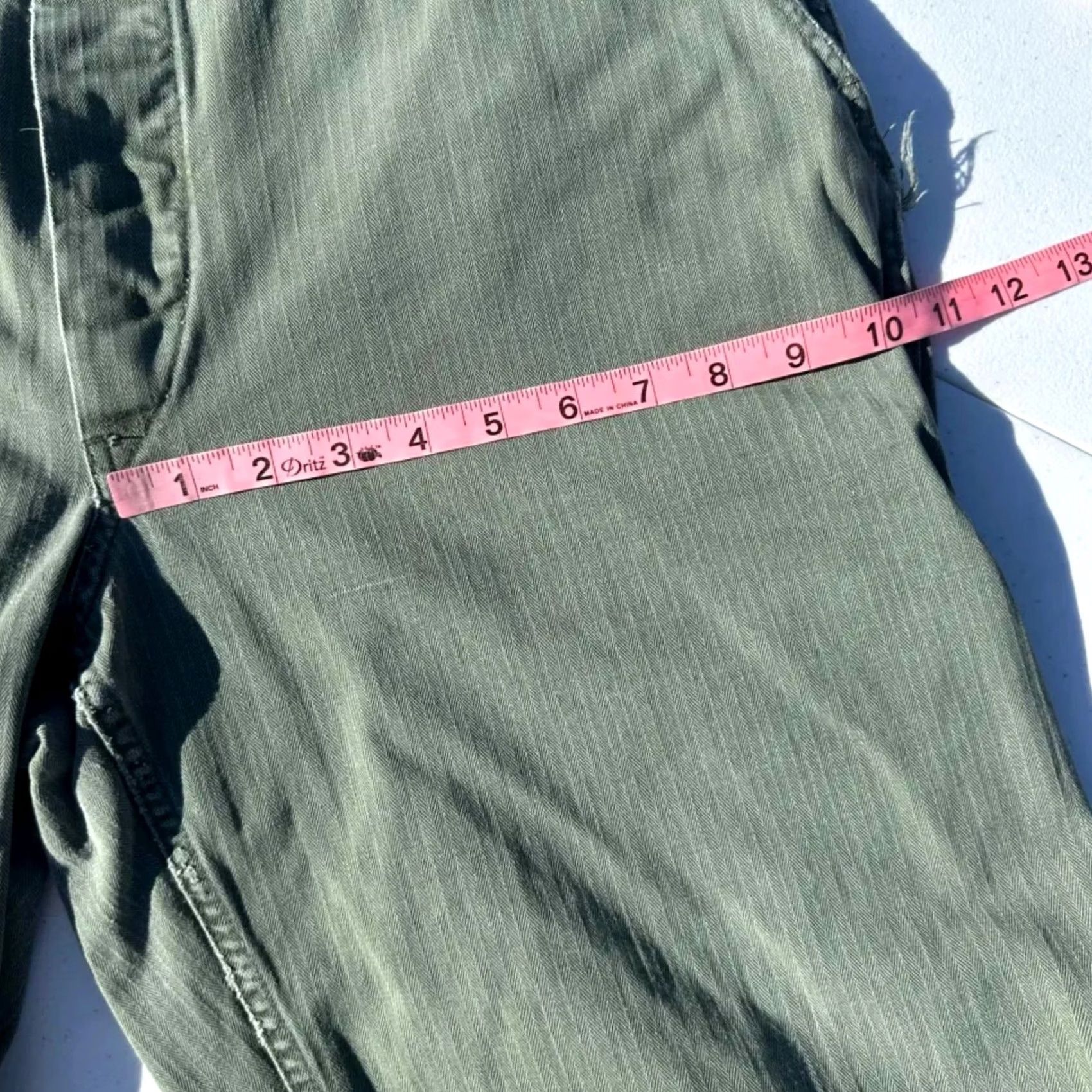 Vintage VINTAGE USMC 50s HBT Herringbone P-53 Trouser Pants CHINO Size 32x28 MEN Green Mens Size US 32 / EU 48 - 6 Thumbnail