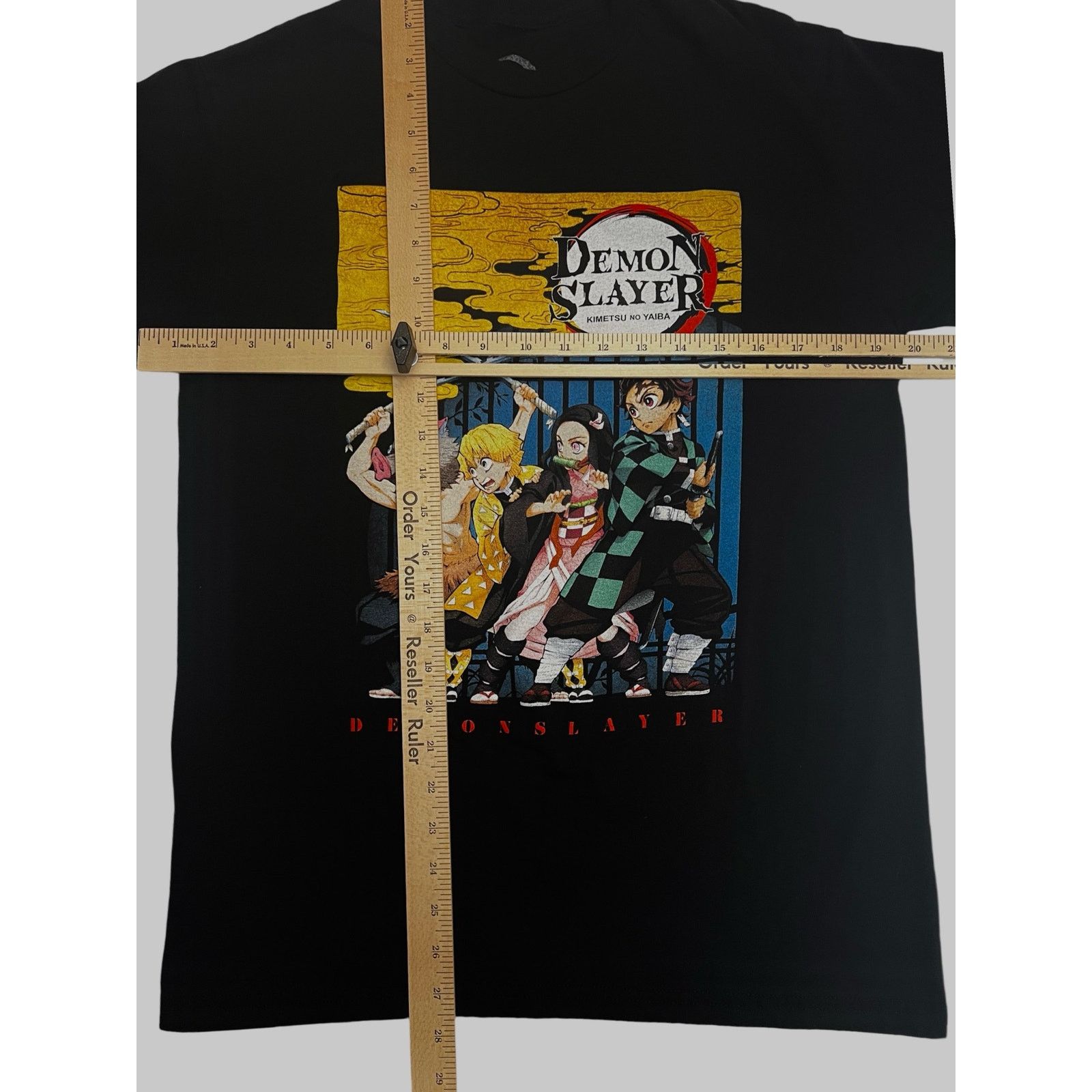 Other Demon Slayer: Kimetsu No Yaiba Group Poster Black T-Shirt Size US M / EU 48-50 / 2 - 7 Thumbnail