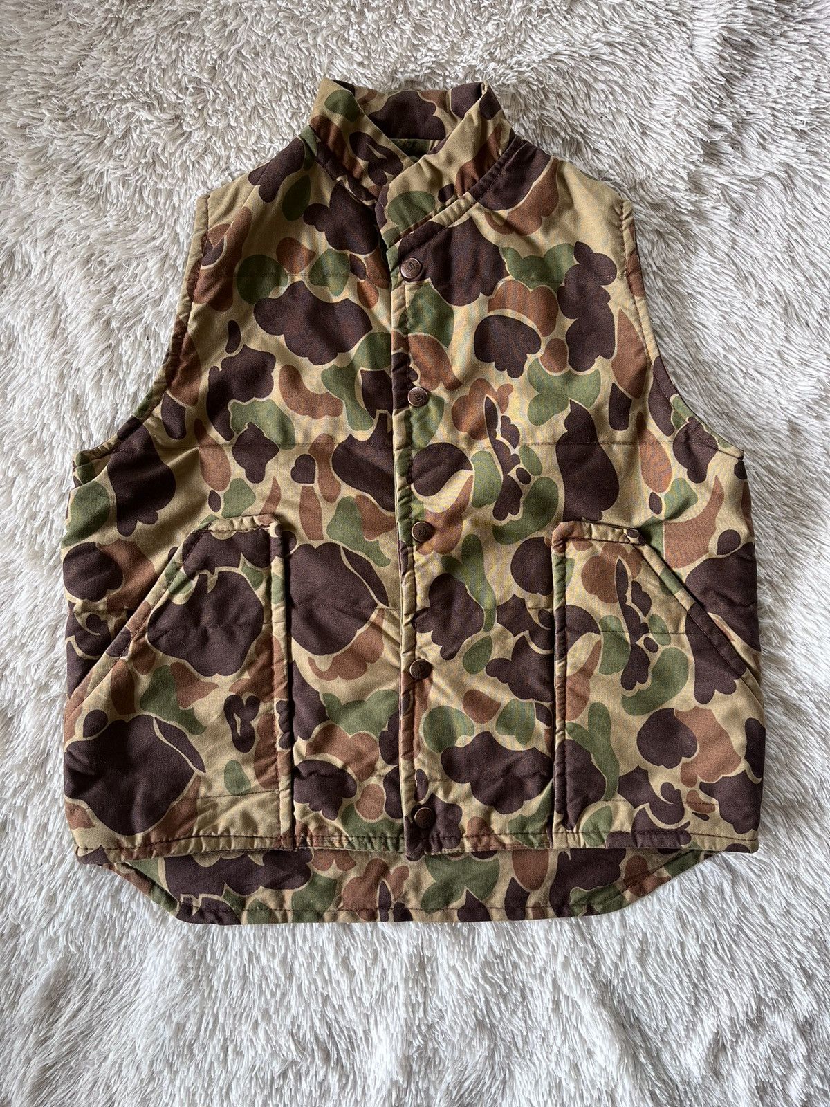 Vintage Vintage Rattlers Camo Vest Size US S / EU 44-46 / 1 - 1 Thumbnail