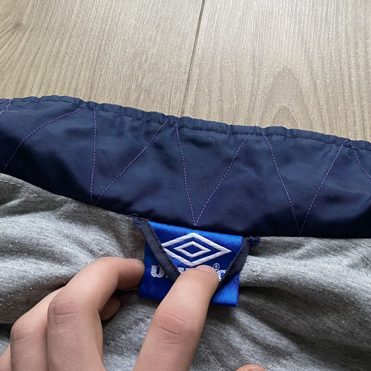 Umbro 90s Scotland Umbro Logo Bench Coat Jacket Size US M / EU 48-50 / 2 - 12 Thumbnail