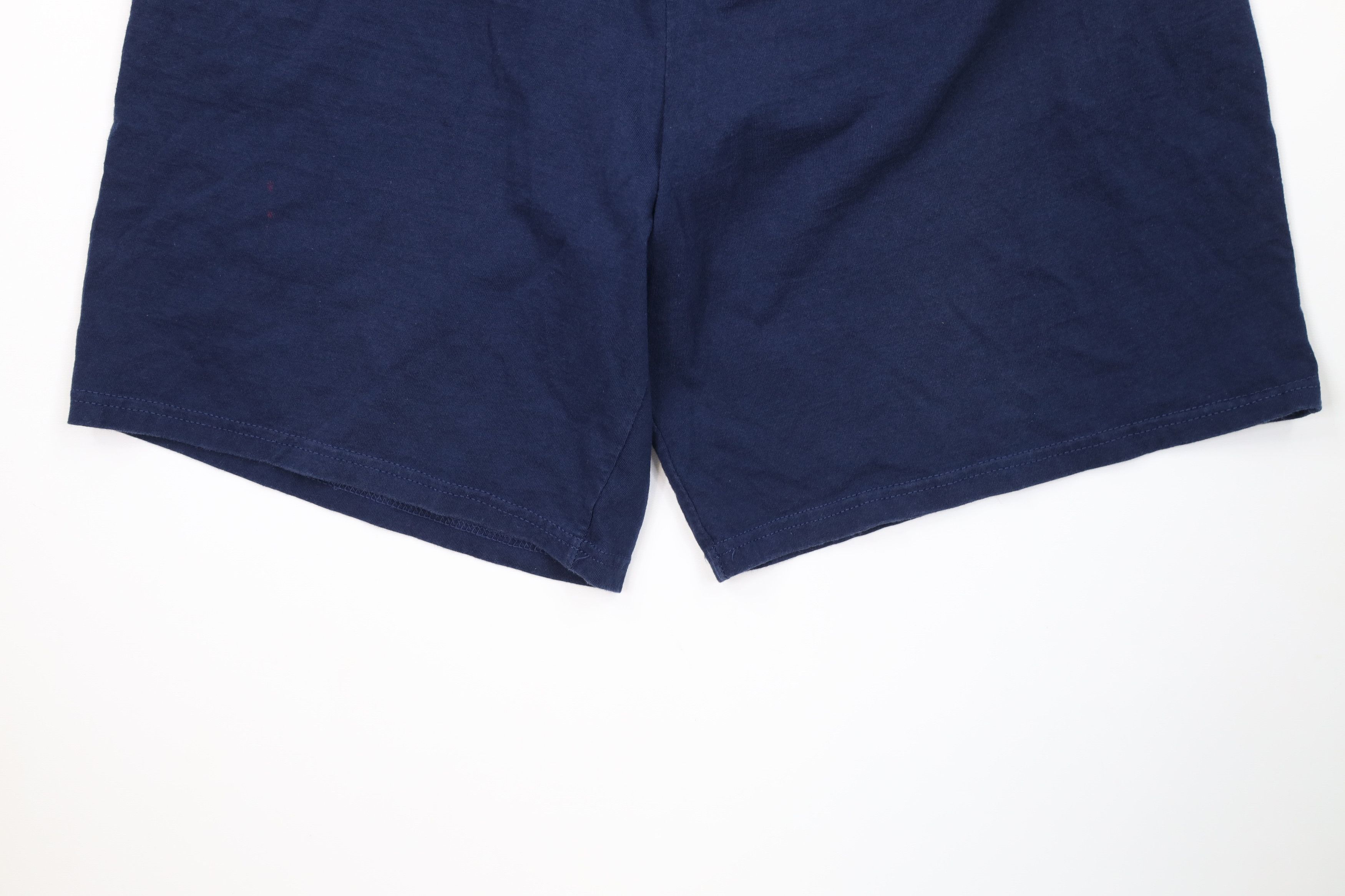 Vintage Vintage Y2K Streetwear Blank Above Knee Shorts Navy Blue Size US 34 / EU 50 - 4 Thumbnail