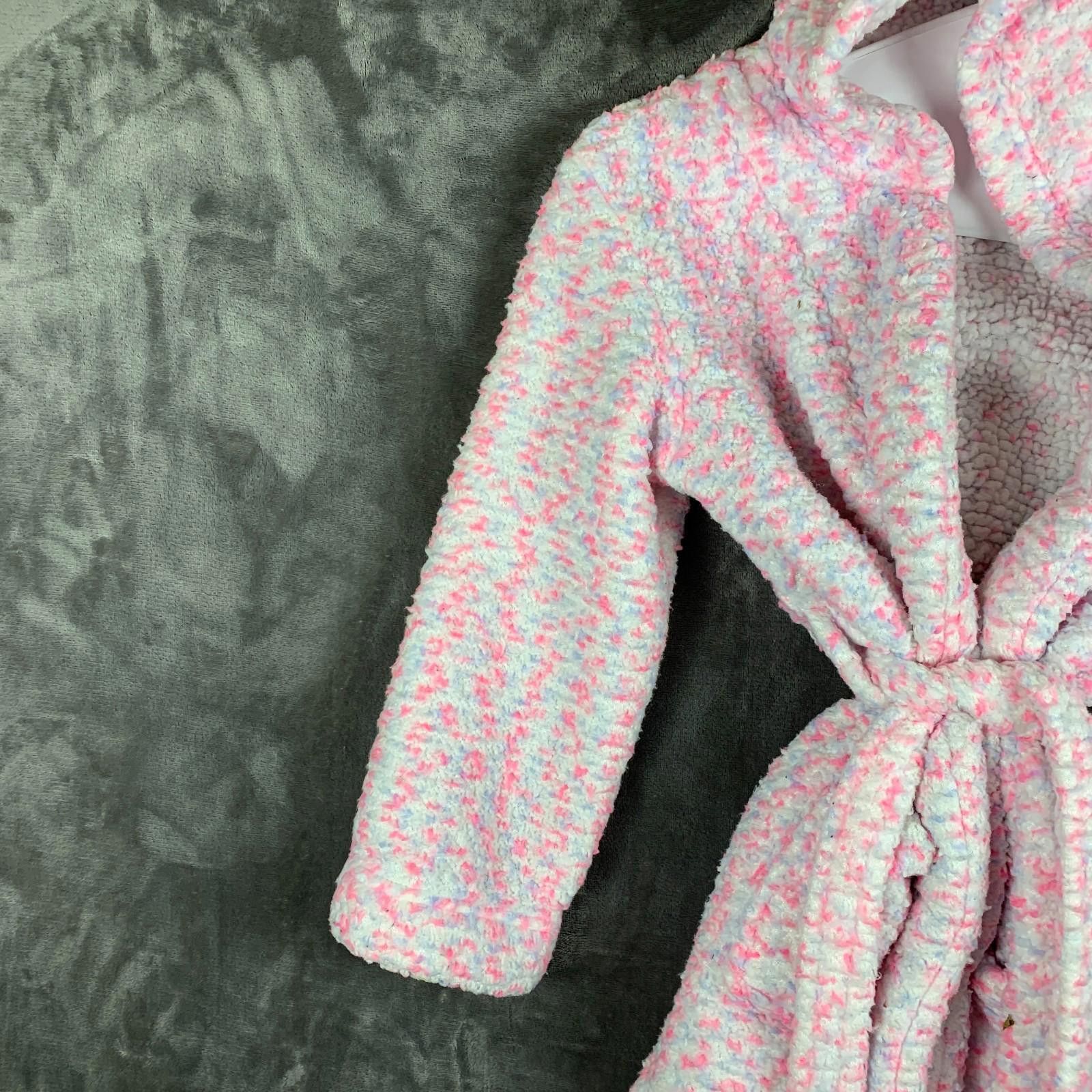 Designer More than Magic Girls Pink Robe w/ Waist Tie Sz. M 7/8 (357) Size ONE SIZE - 3 Thumbnail