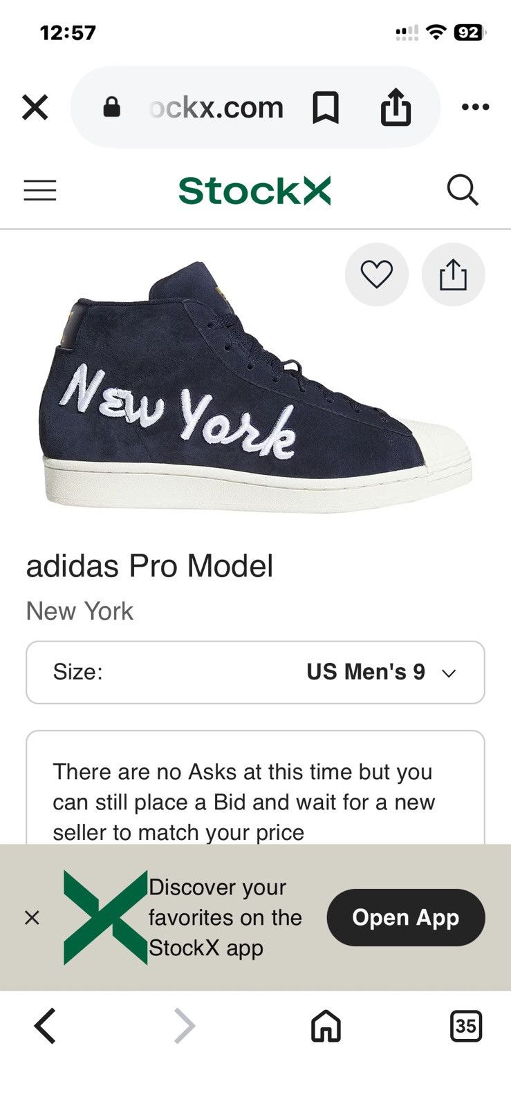Adidas Adidas Pro Model NYC 5 Burroughs shell toes Nwt Size US 9 / EU 42 - 12 Thumbnail