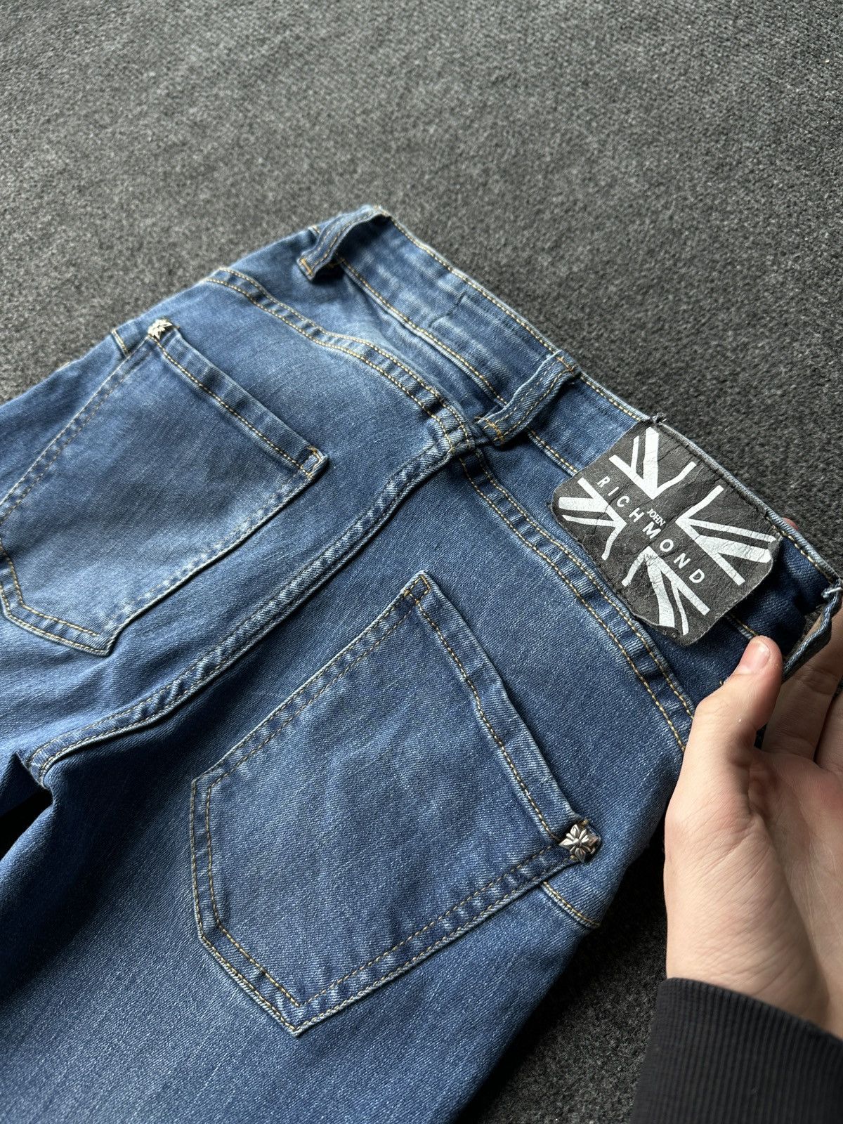 John Richmond 🚨 BOOTCUT JOHN RICHMOND WOMEN JEANS IFSIXWASNINE Size 26" / US 2 / IT 38 - 10 Thumbnail