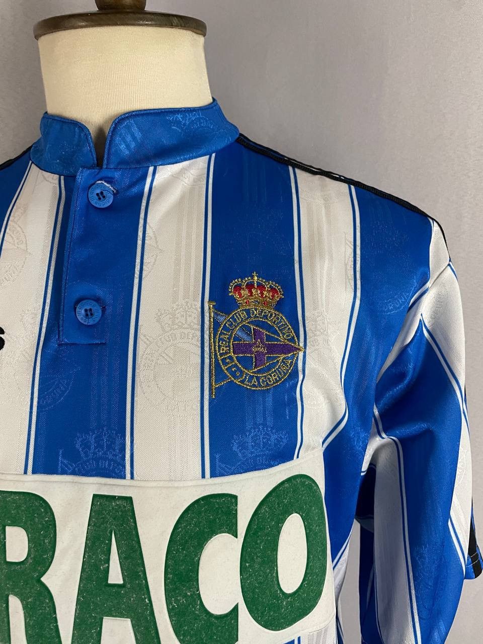 Adidas Adidas Vintage T Shirt Deportivo La Coruna 1996 Football Size US XL / EU 56 / 4 - 5 Thumbnail