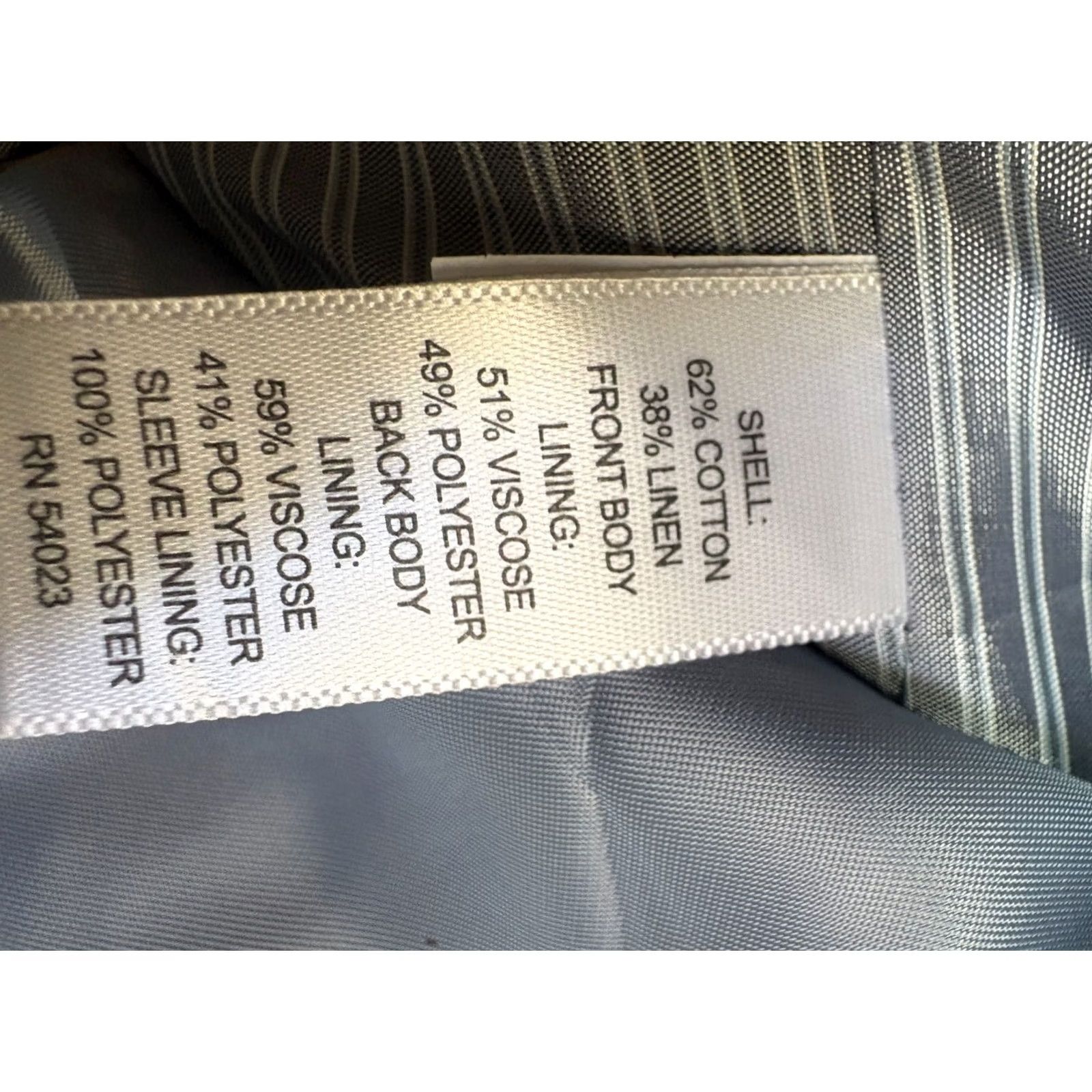 Banana Republic Banana Republic Blazer Mens 46 L Tailored Fit Sport Coat Black Wool Size 50R - 4 Thumbnail