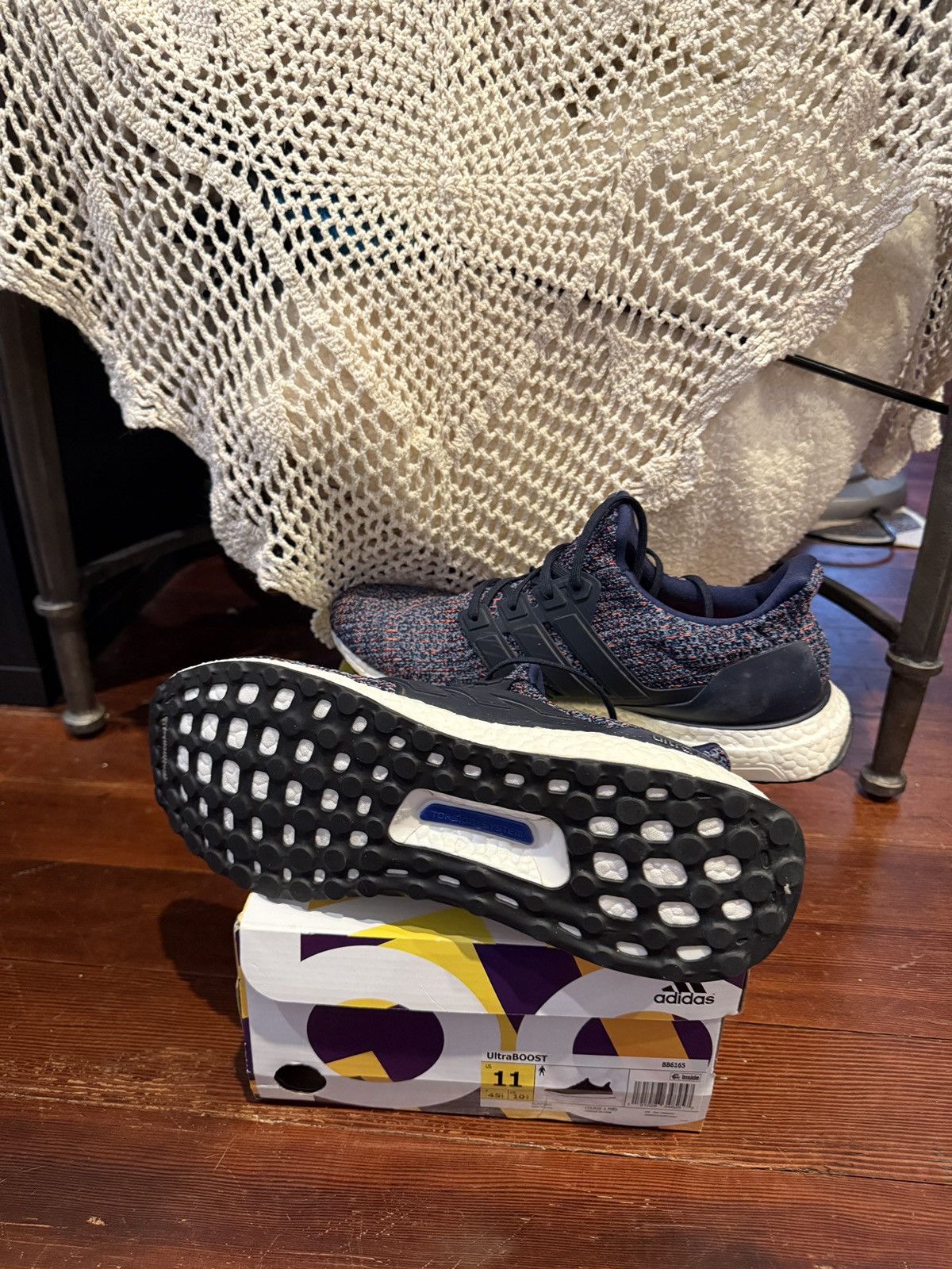 Adidas Adidas UltraBOOST 4.0 (Multi Navy) Size US 11 / EU 44 - 2 Thumbnail