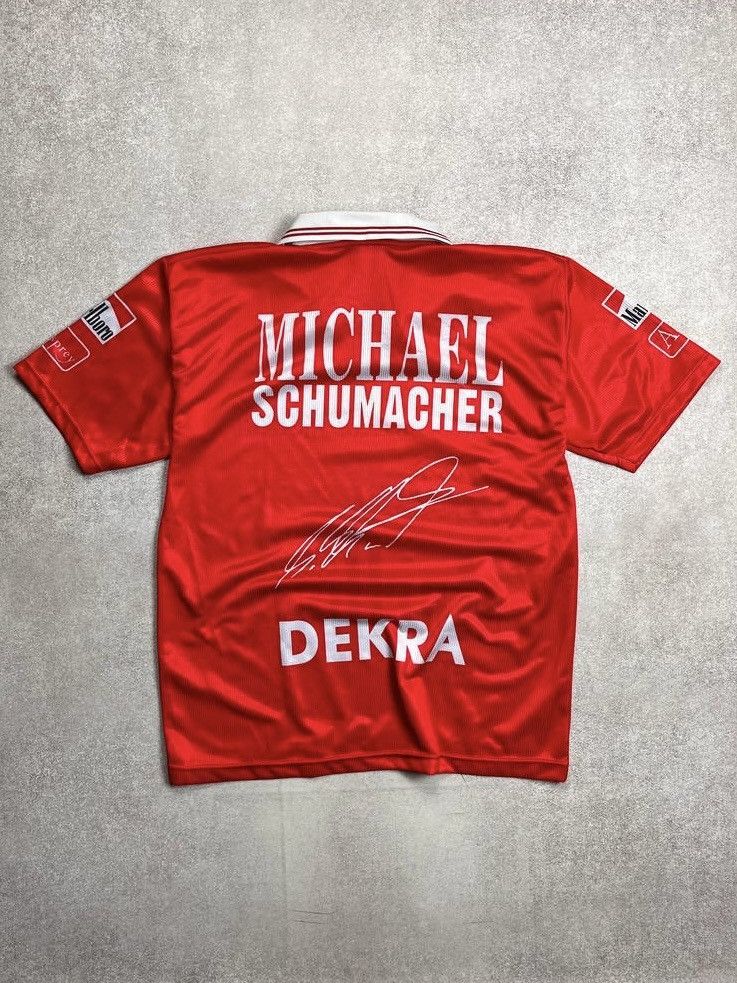 Marlboro Vintage Michael Schumacher Marlboro F-1 Polo Shirt Y2K L Size US L / EU 52-54 / 3 - 3 Thumbnail