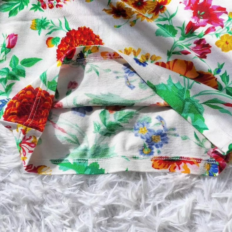 Kenzo KENZO 80s own period floral top and shorts set Size S / US 4 / IT 40 - 4 Thumbnail