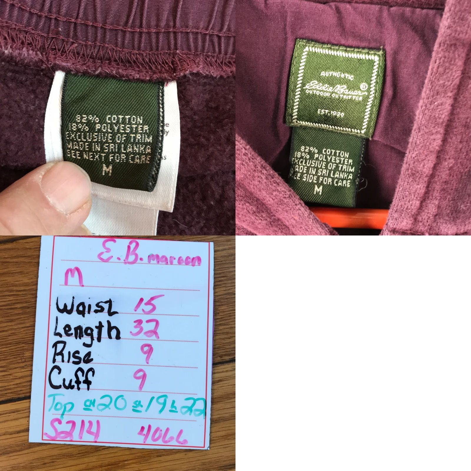 Eddie Bauer Eddie Bauer Outdoor Outfitters Womens Maroon Jacket And Pants Outfits Set Size M Size 32" / US 10 / IT 46 - 8 Thumbnail