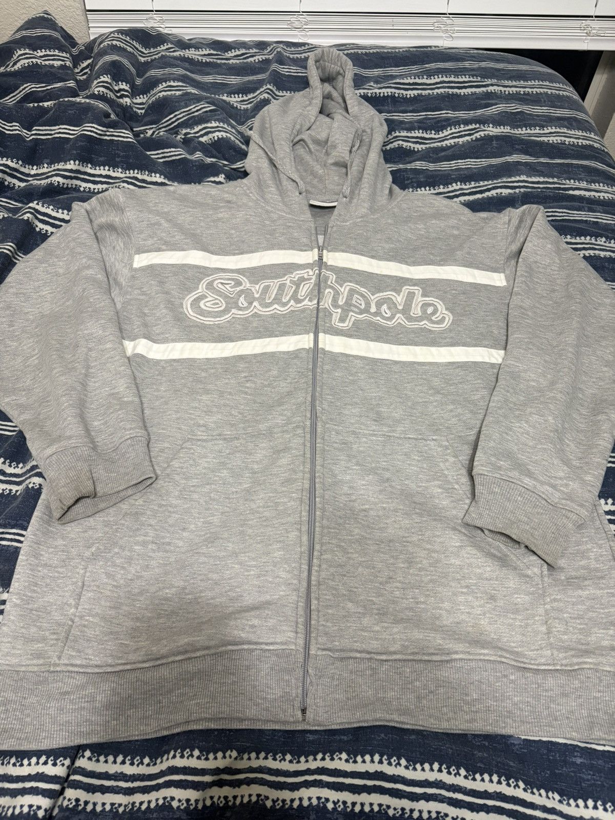 Southpole Vintage embroidered southpole zip up Size US XL / EU 56 / 4 - 1 Thumbnail
