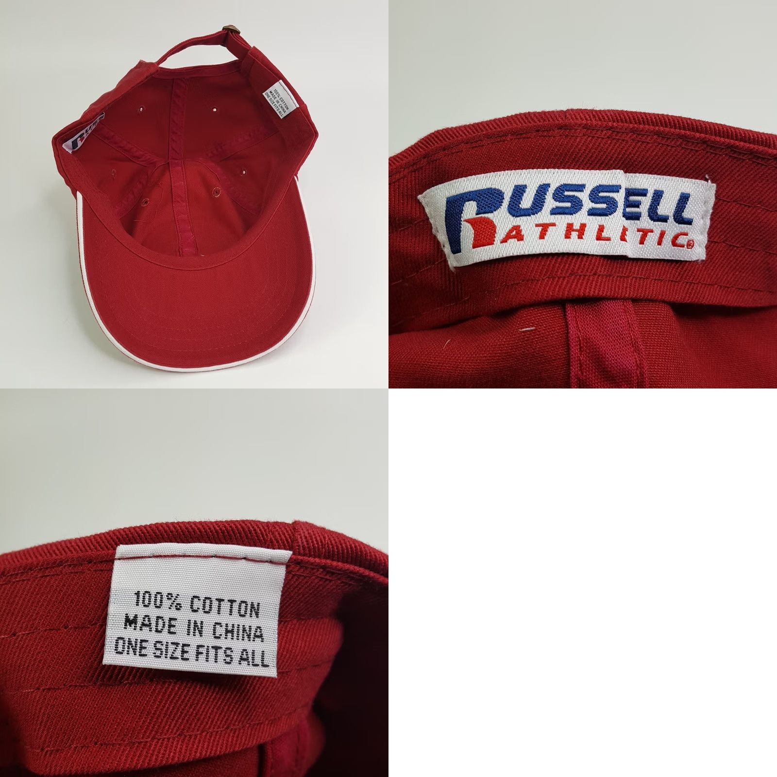 Russell Athletic VINTAGE Florida State Seminoles Hat NCAA Red Logo Cap Retro Size ONE SIZE - 8 Thumbnail