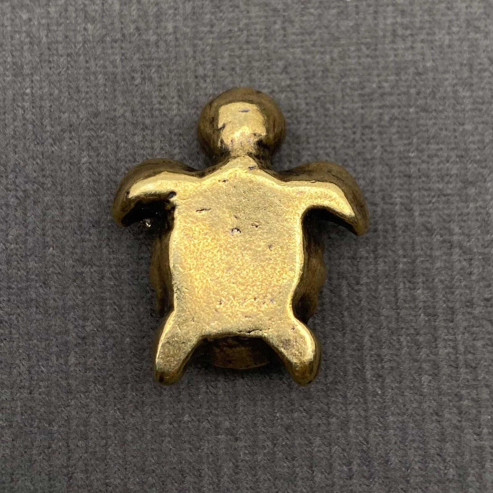 Genetic Manipulation Shinichiro Kuriya Brass Turtle Figurine Mini Miniature Size ONE SIZE - 2 Thumbnail