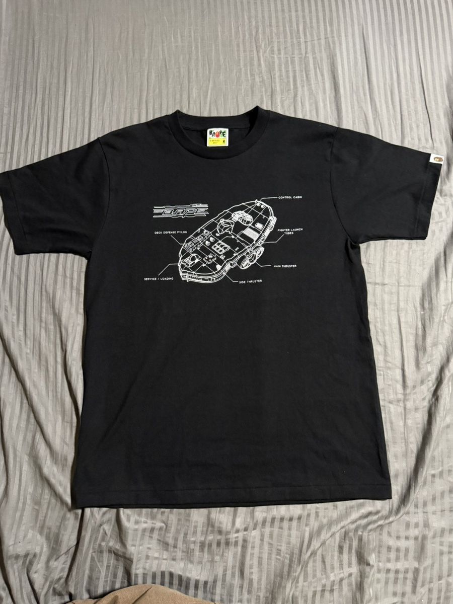 Bape Bape Space Ship T-Shirt Size US M / EU 48-50 / 2 - 1 Thumbnail