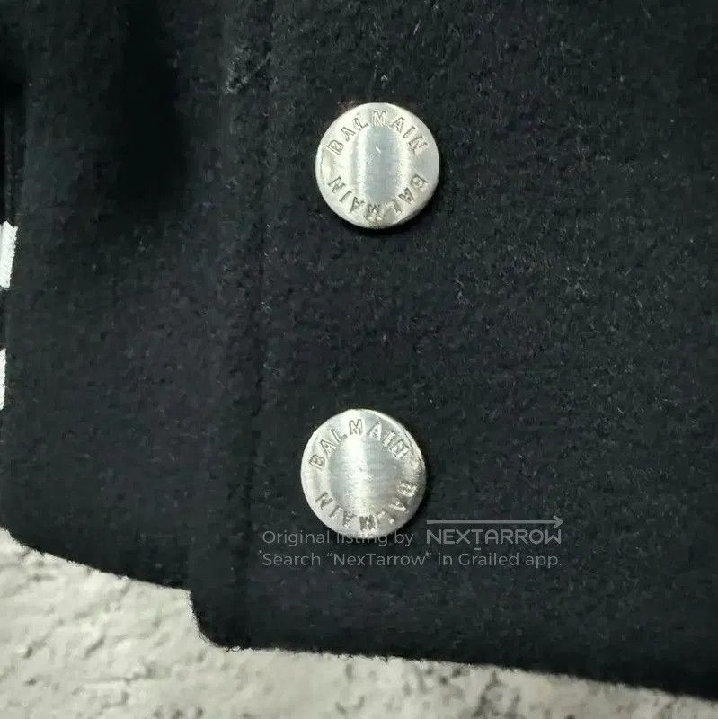 Balmain Balmain Black Long Sleeve Varsity Jacket . Size US M / EU 48-50 / 2 - 6 Thumbnail