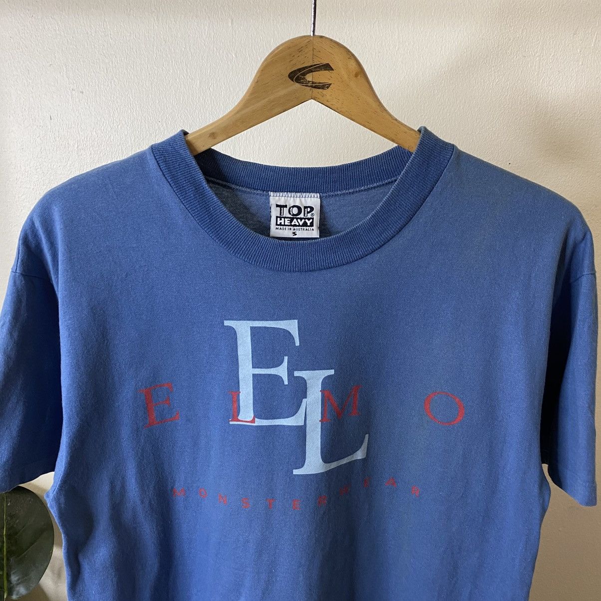 Vintage Vintage 90s Monsterwear Sesame Street Elmo Jim Henson Tshirt Size US S / EU 44-46 / 1 - 7 Thumbnail