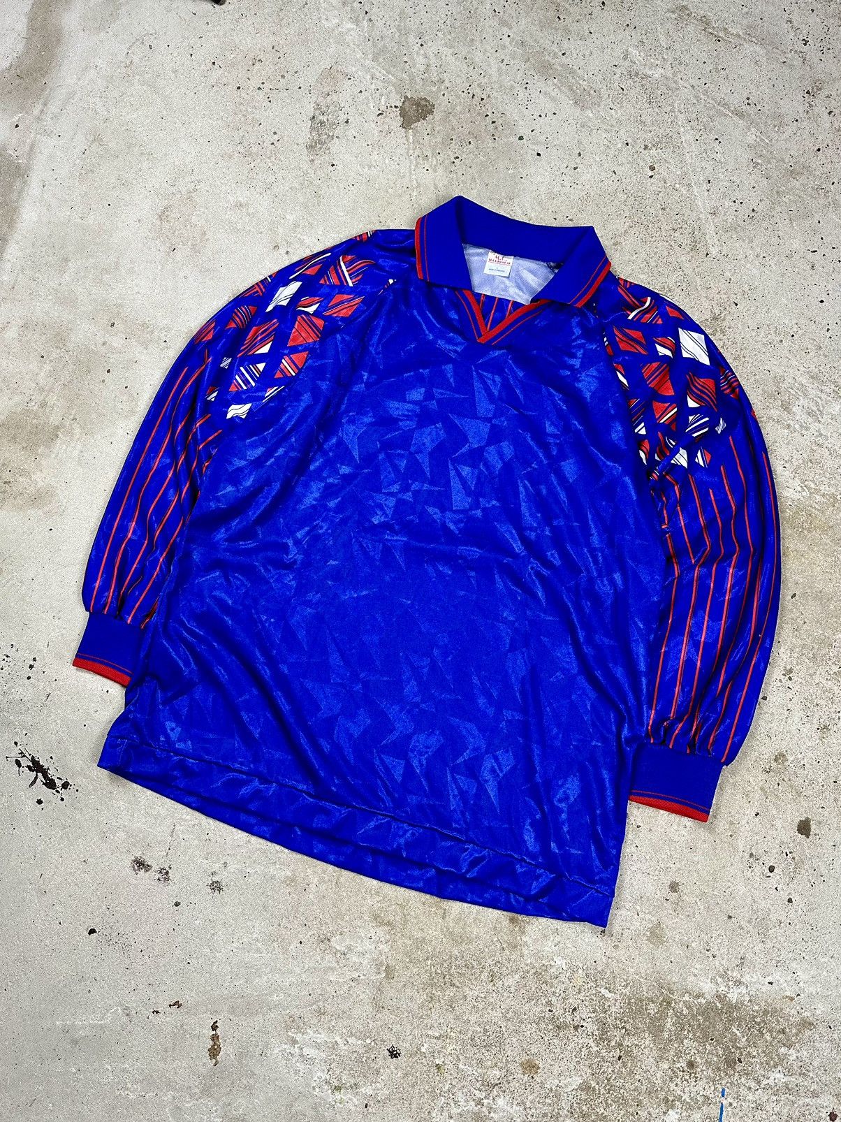 Vintage Vintage 90s Template GK Long Sleeve Jersey Size US L / EU 52-54 / 3 - 12 Thumbnail