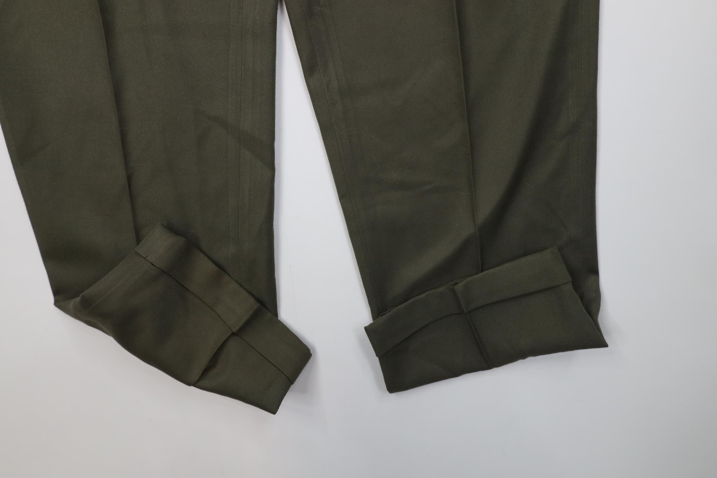 Vintage Vintage 90s Streetwear Gabardine Blend Knit Chino Pants Size US 31 - 5 Thumbnail